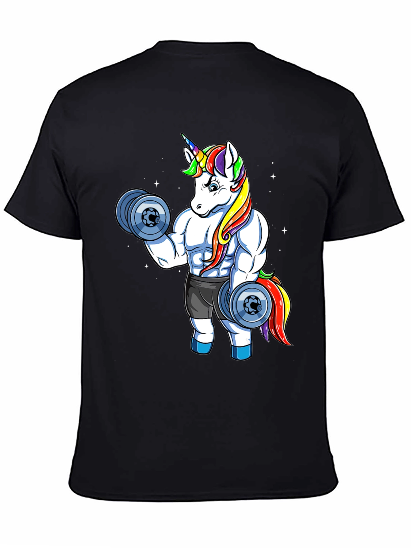 Unicorn Gym Black T-Shirt