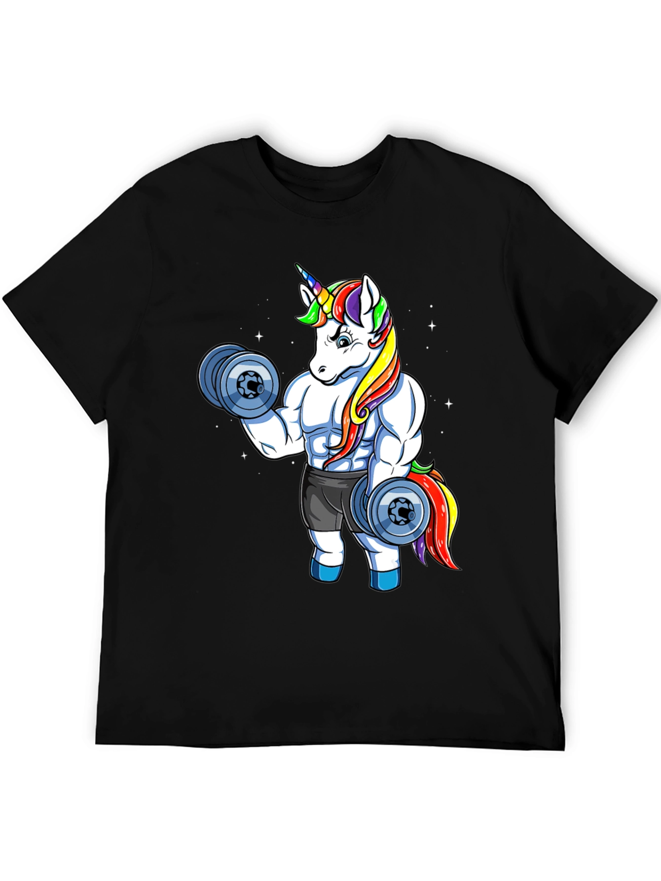 Unicorn Gym Black T-Shirt