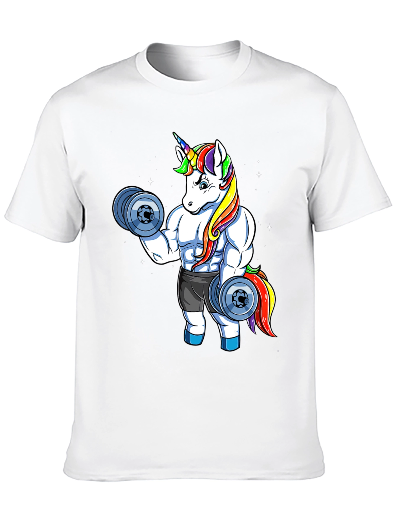Unicorn Gym Black T-Shirt