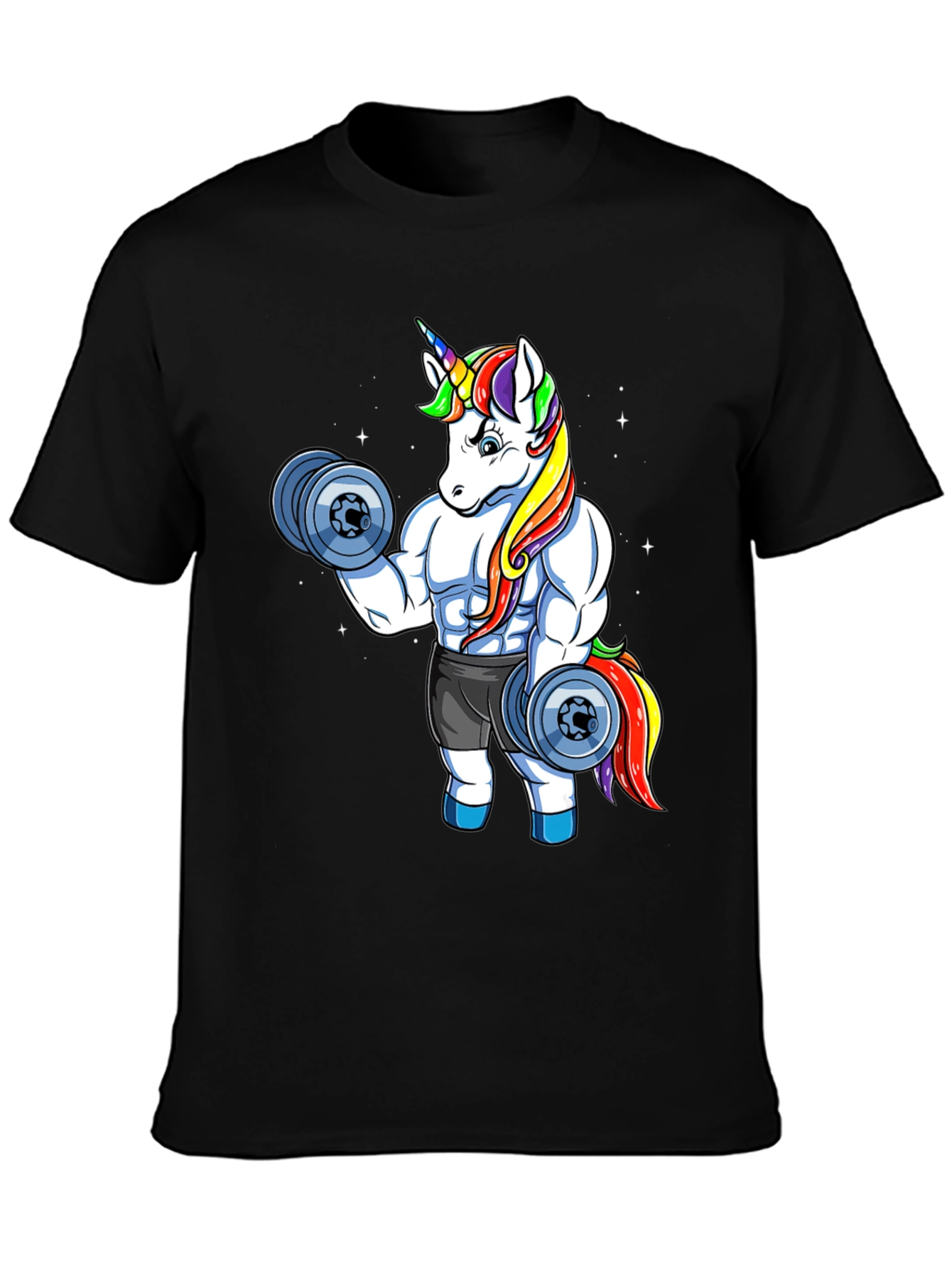 Unicorn Gym Black T-Shirt