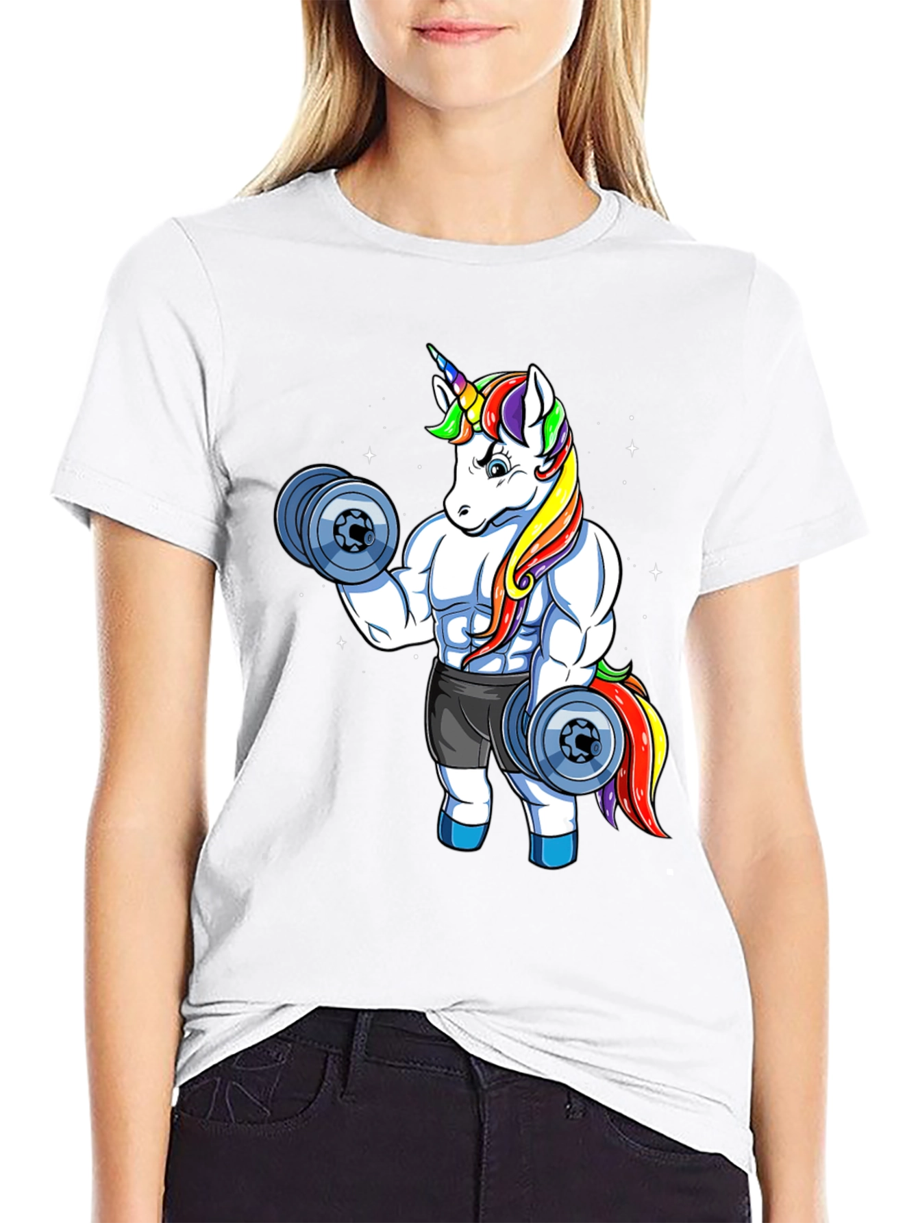 Unicorn Gym Black T-Shirt