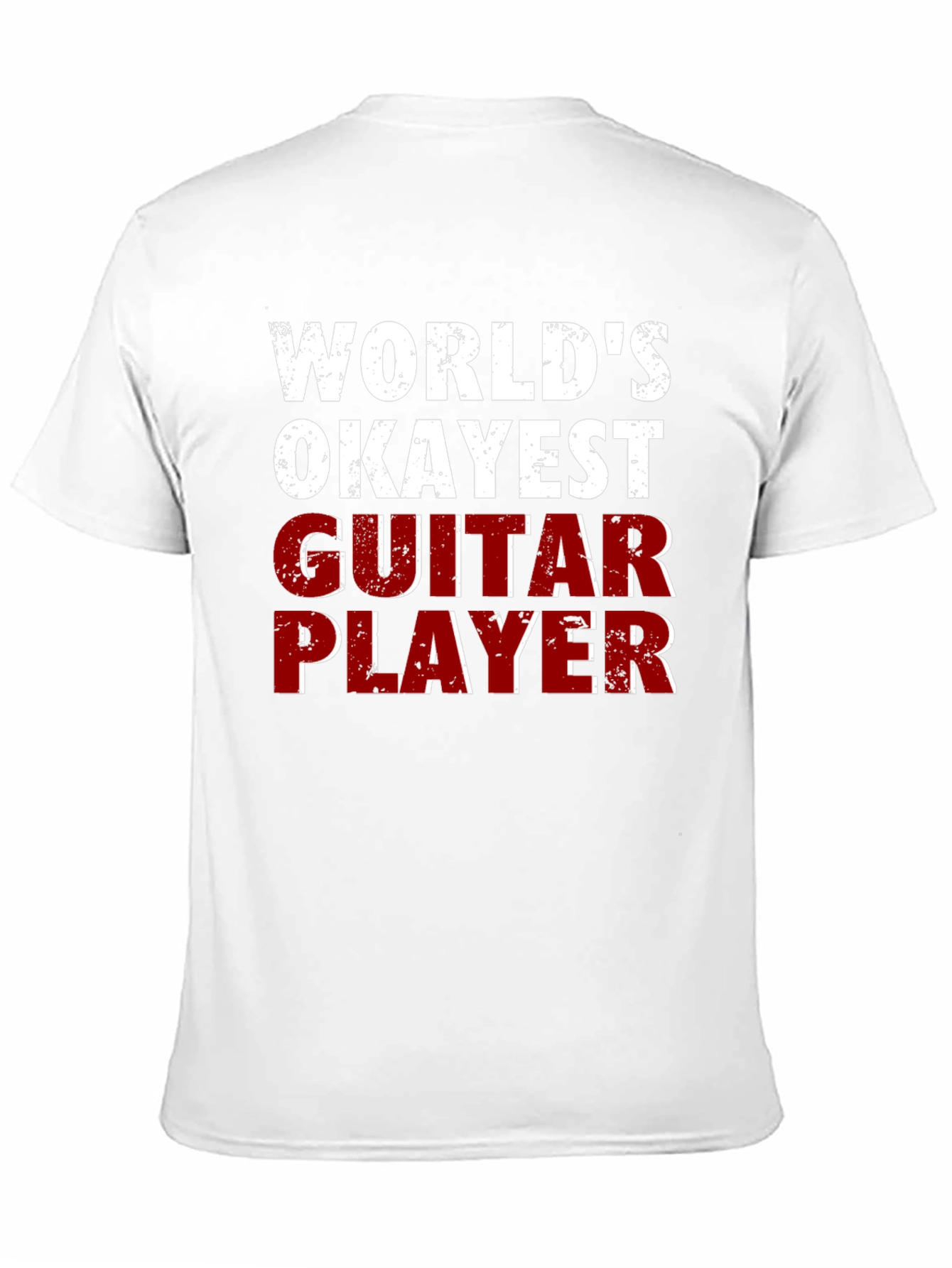 Worlds Okayest Guitar Player Funny T-Shirt