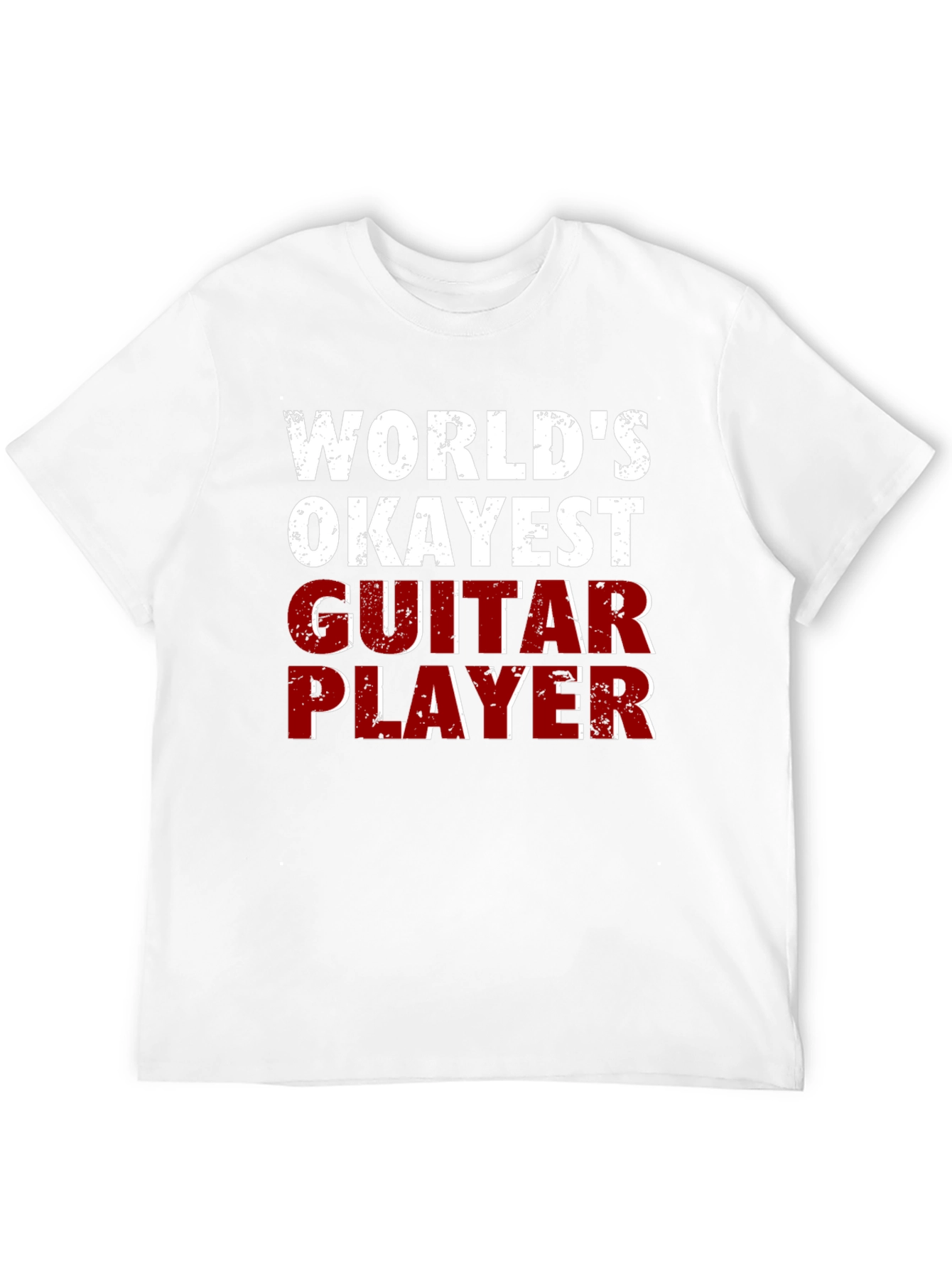 Worlds Okayest Guitar Player Funny T-Shirt