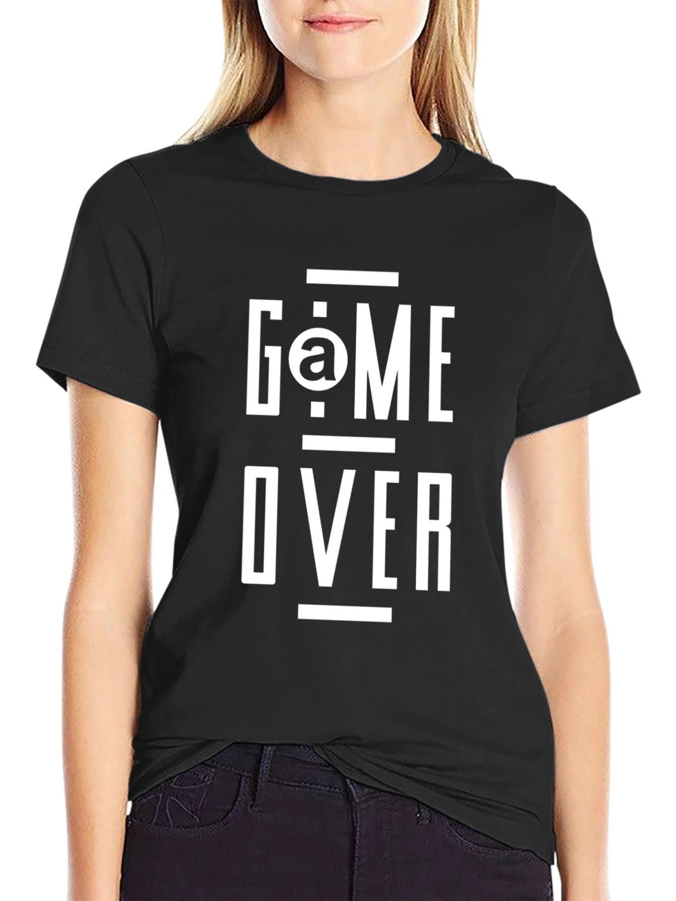 Game Over Graphic Print T-Shirt