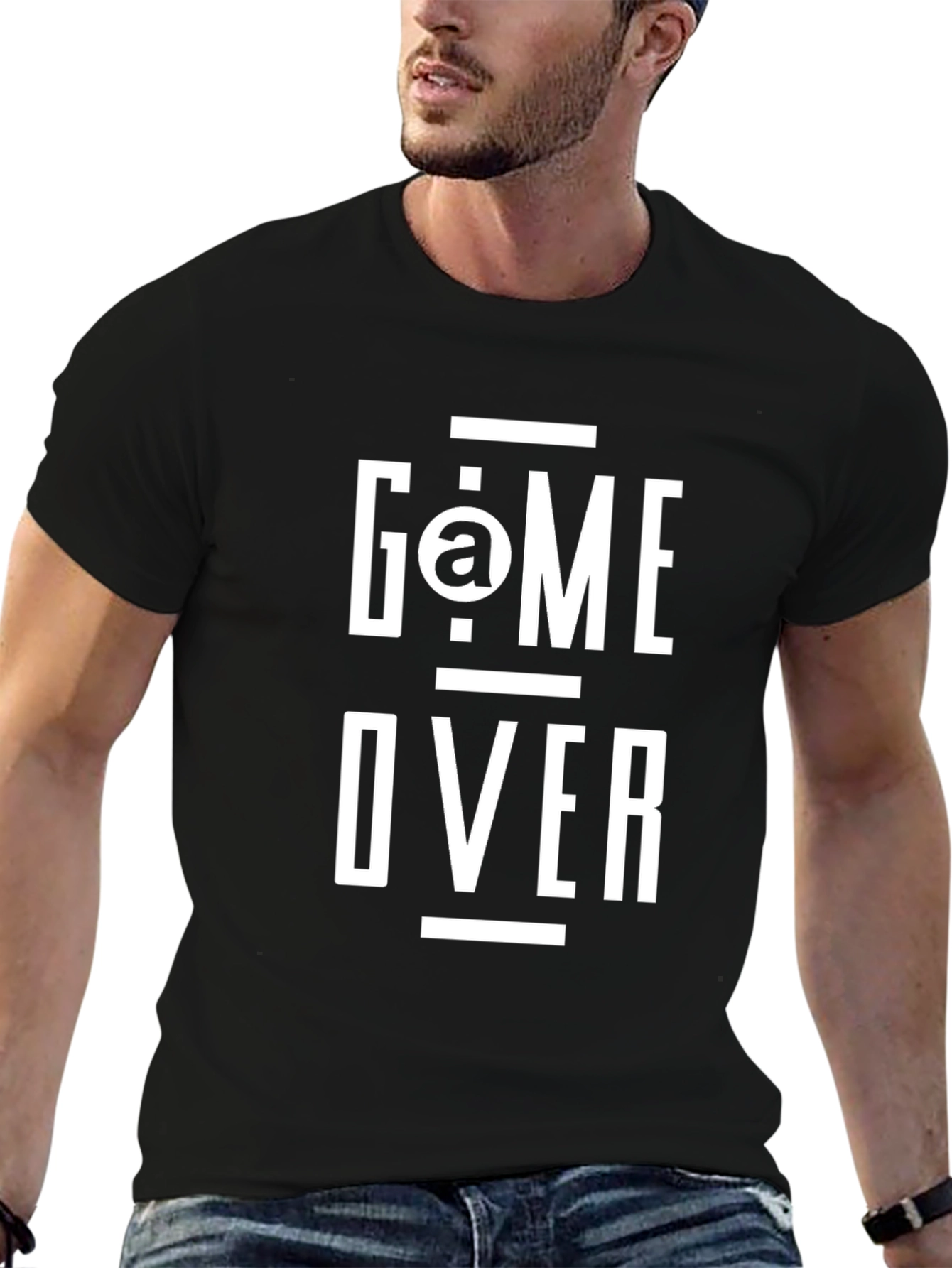 Game Over Graphic Print T-Shirt
