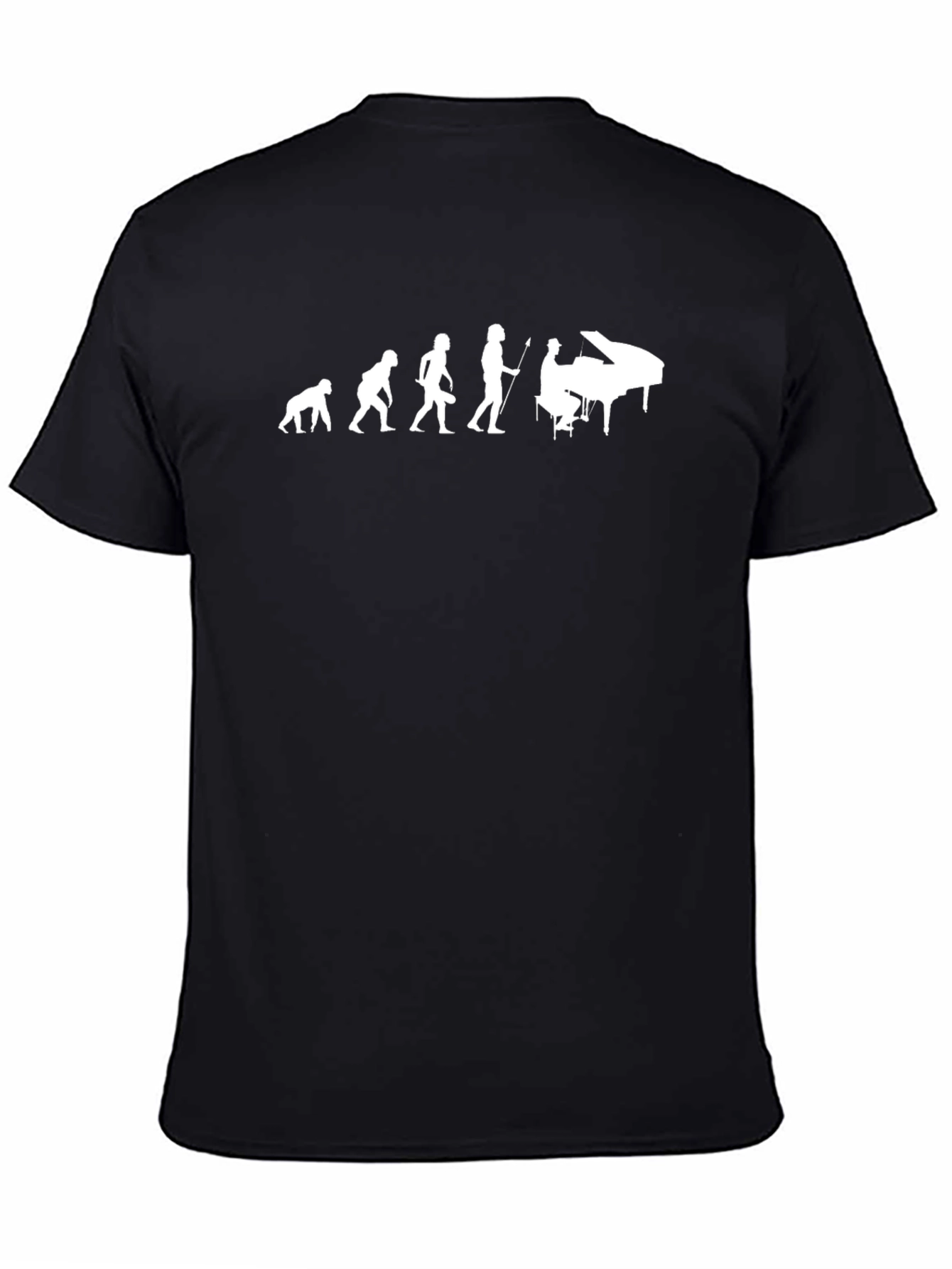 Evolution of Music T-Shirt - Black Cotton Tee