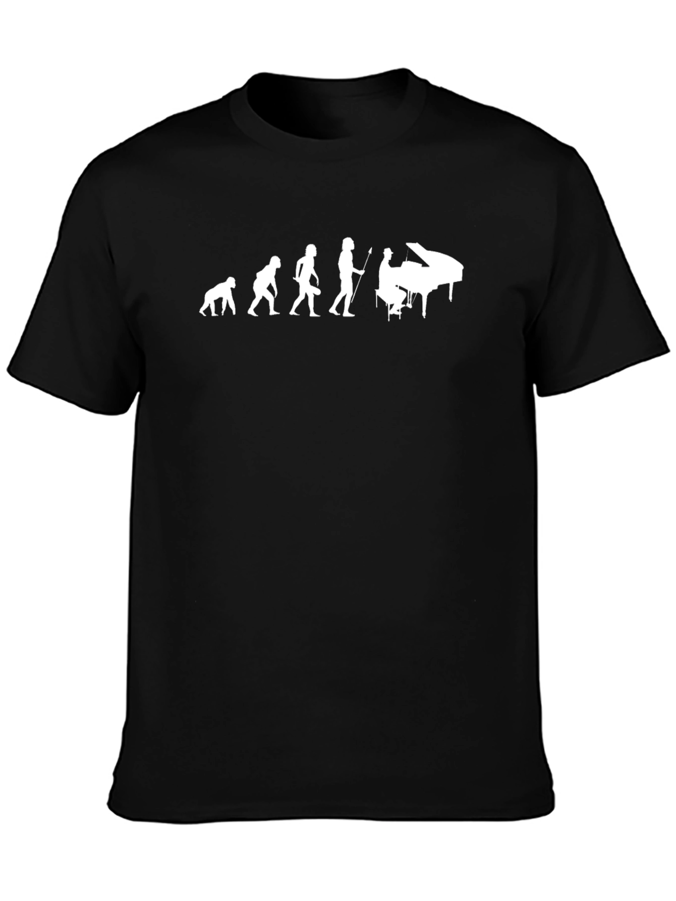 Evolution of Music T-Shirt - Black Cotton Tee