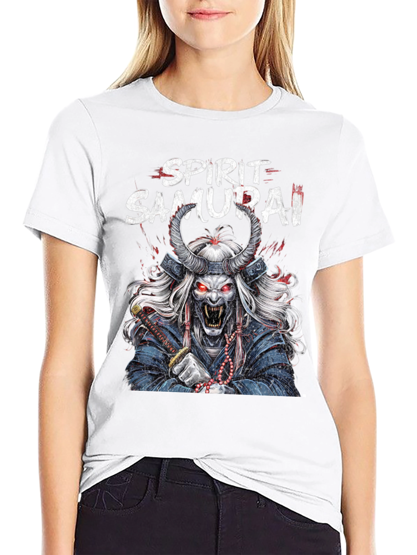 Spirit Samurai Graphic Tee - Mens Black T-Shirt
