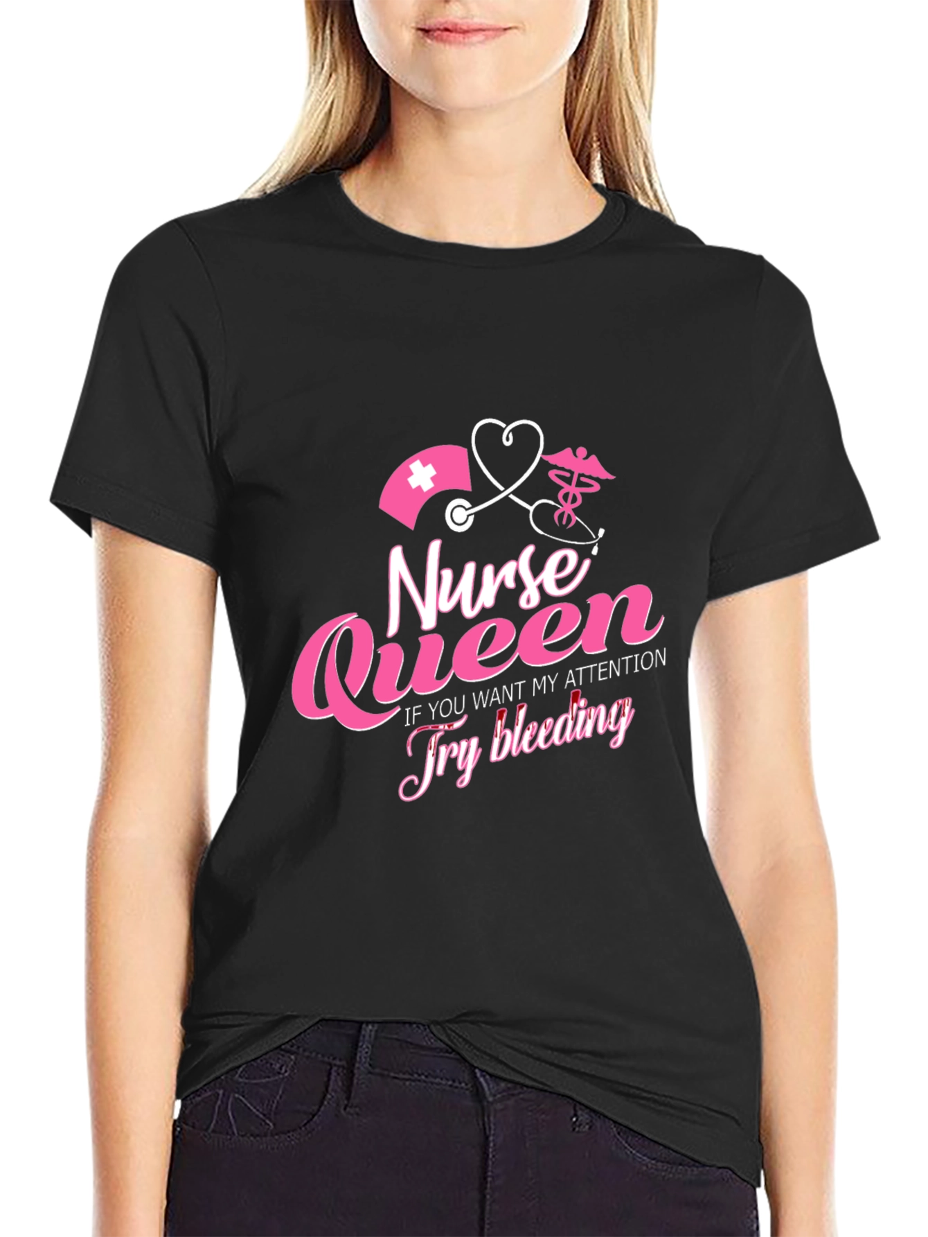 Nurse Queen Graphic Tee