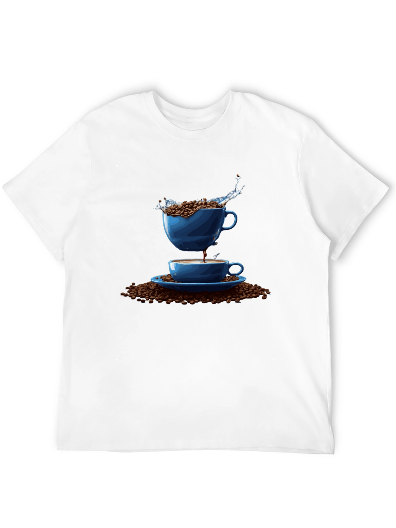 Coffee Cup Illusion Graphic Tee