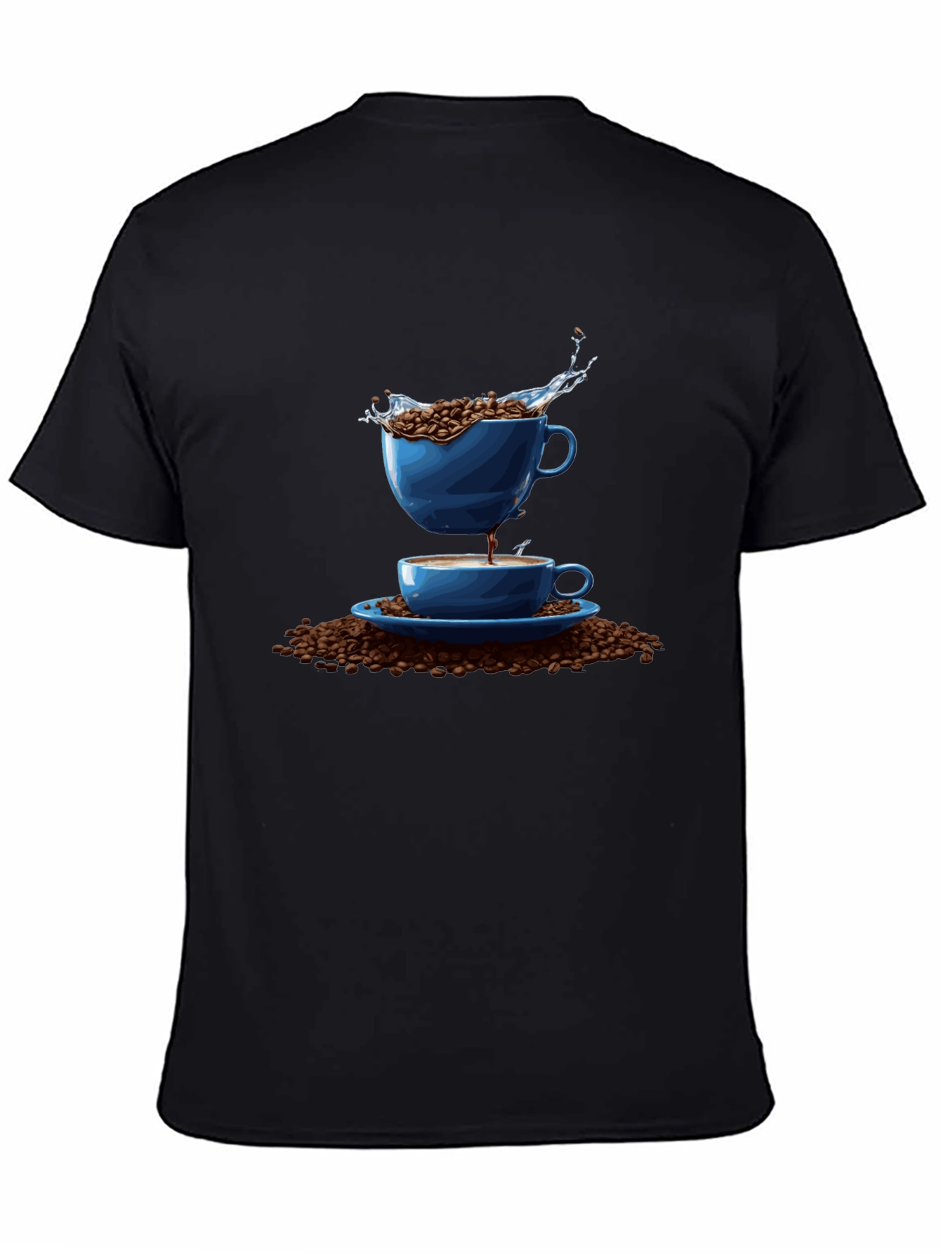 Coffee Cup Illusion Graphic Tee