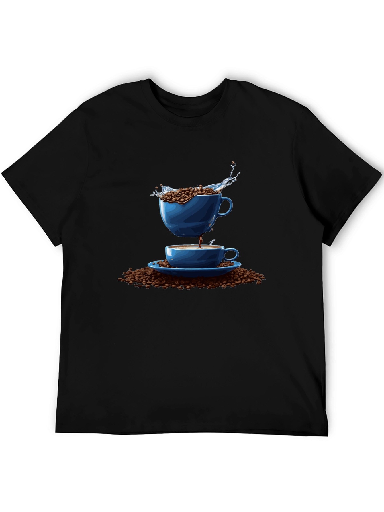 Coffee Cup Illusion Graphic Tee
