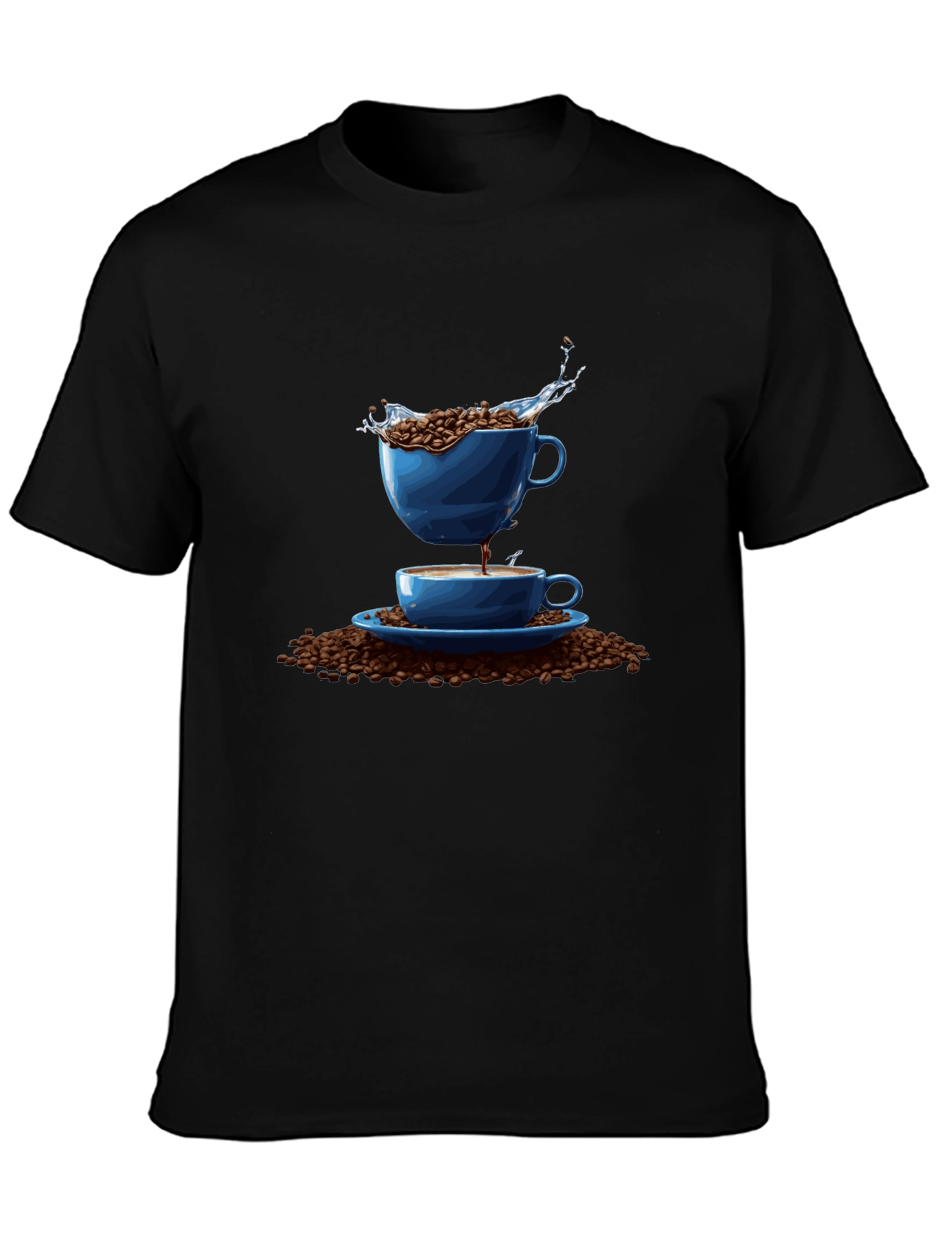 Coffee Cup Illusion Graphic Tee