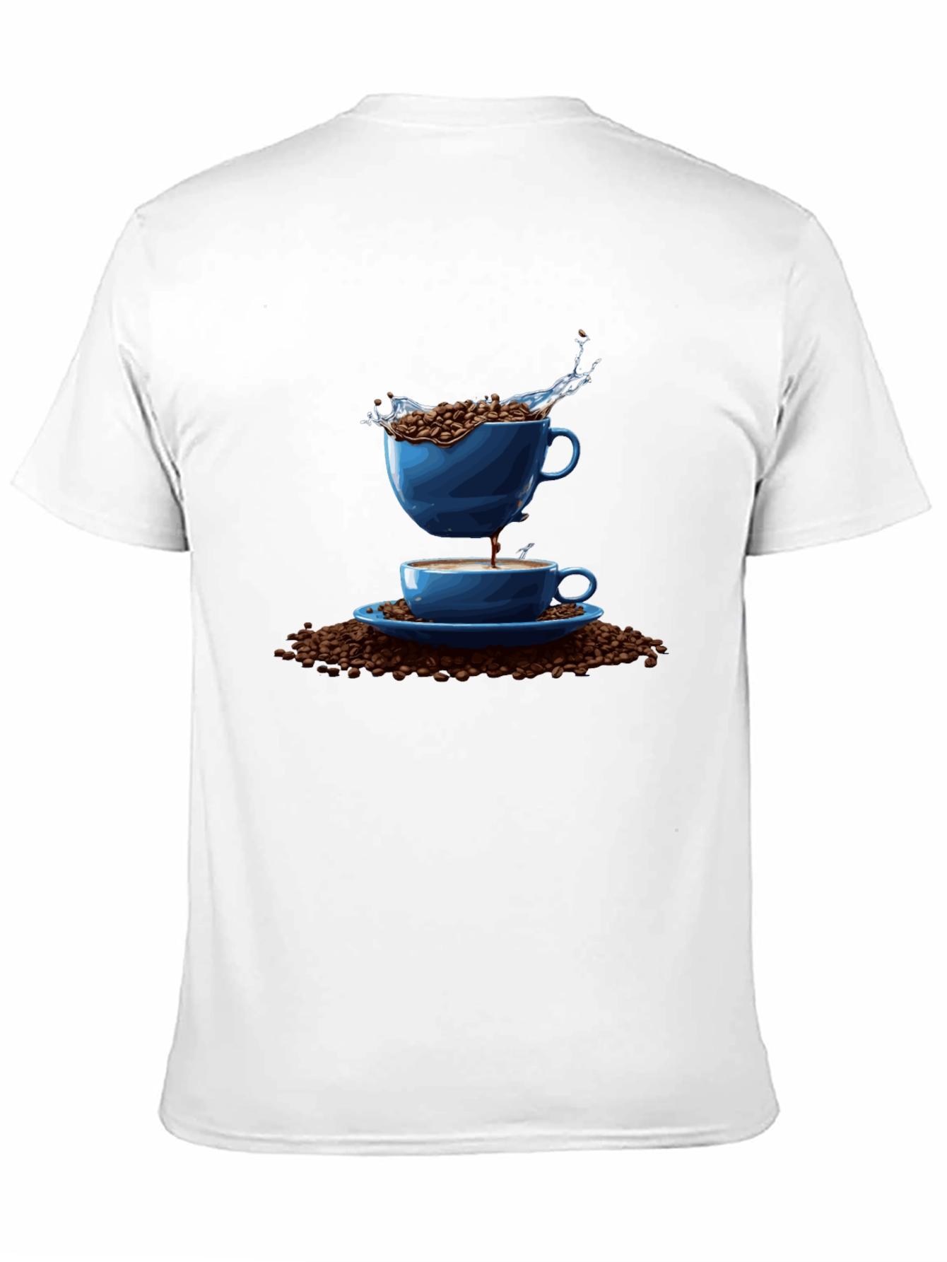 Coffee Cup Illusion Graphic Tee