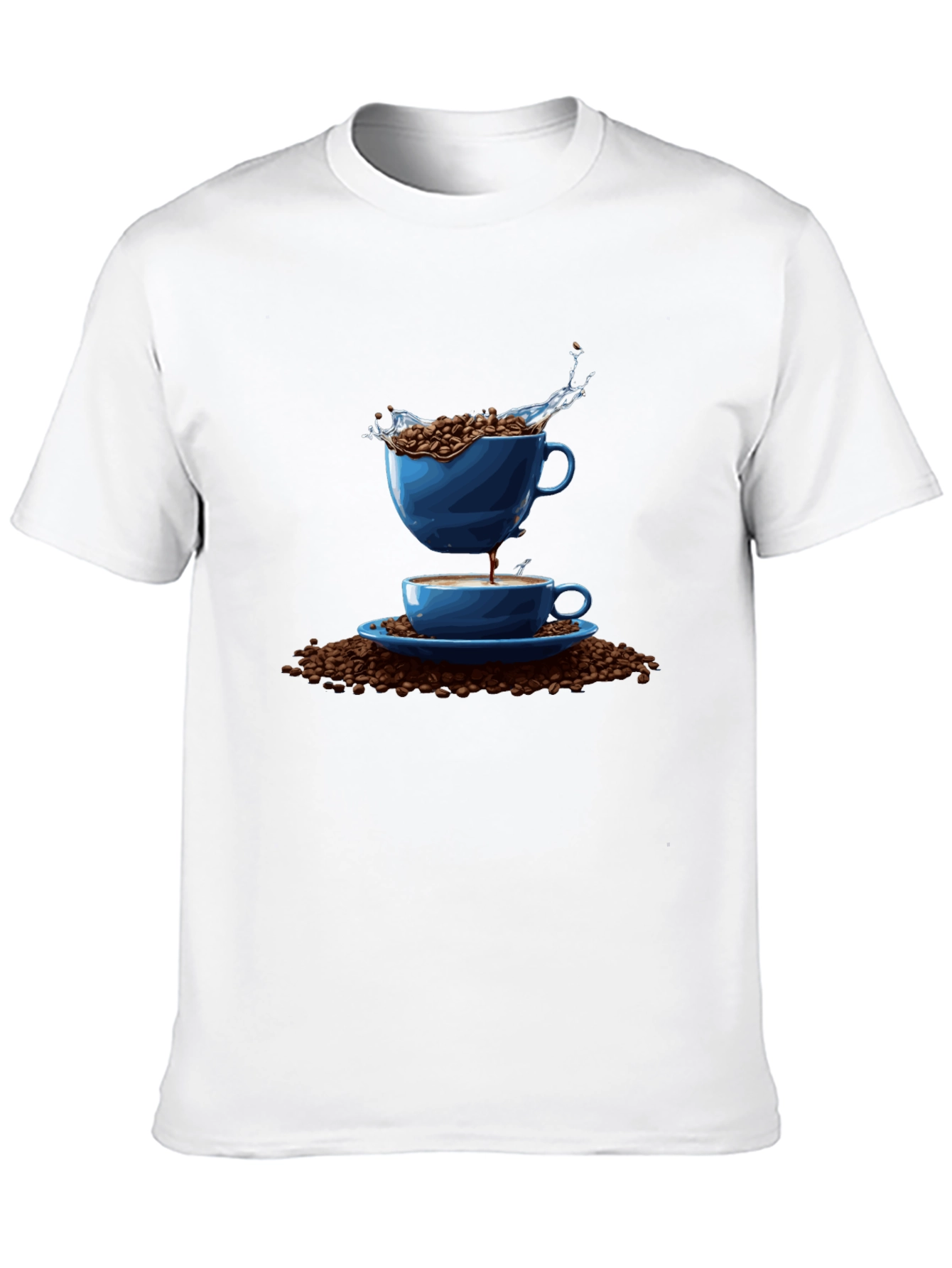 Coffee Cup Illusion Graphic Tee