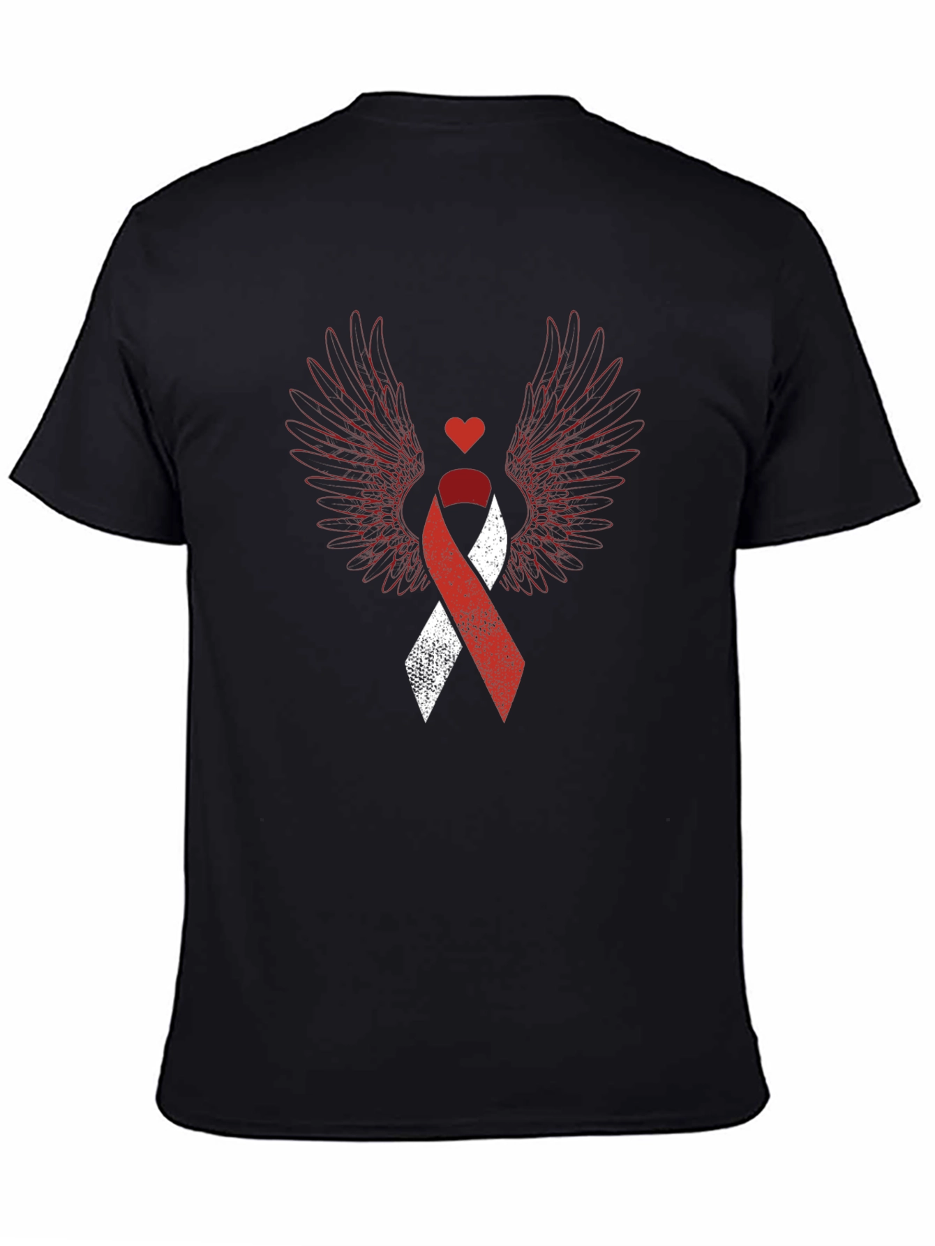 Heart Wings Awareness Ribbon Graphic Tee