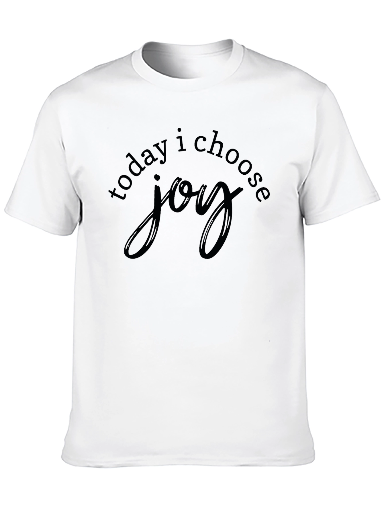 Today I Choose Joy Black Graphic Tee