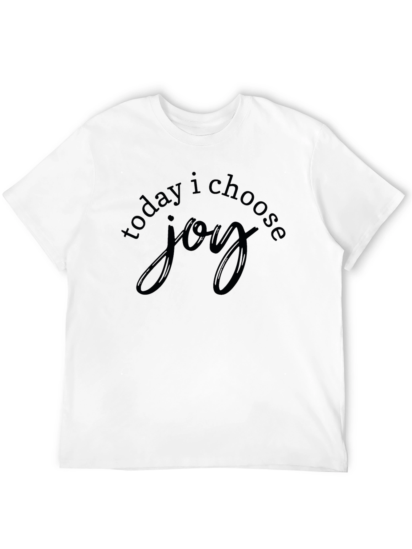 Today I Choose Joy Black Graphic Tee