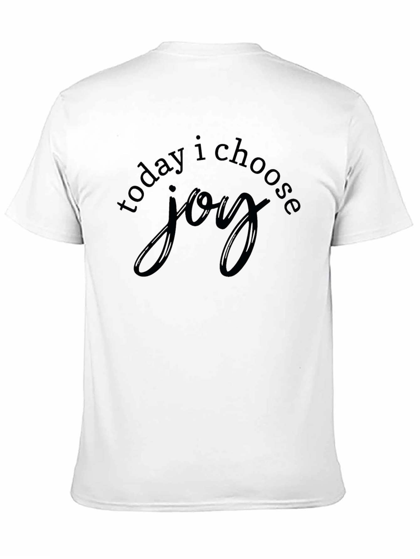 Today I Choose Joy Black Graphic Tee