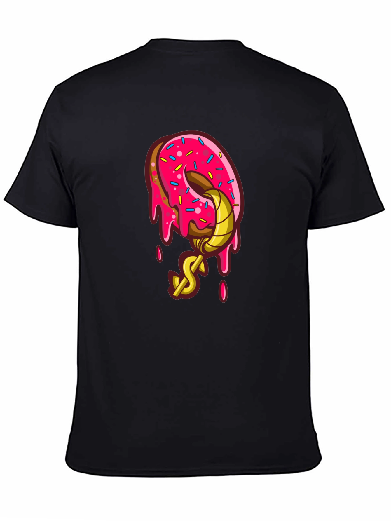 Donut Hook Black T-Shirt