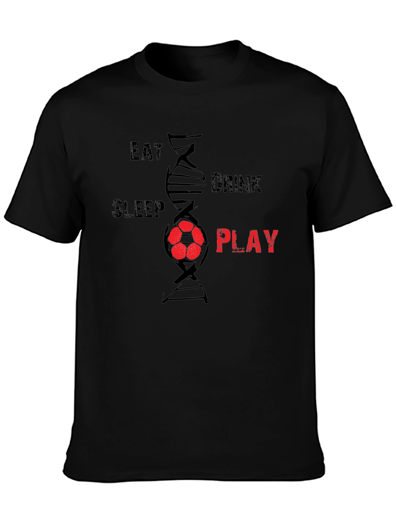 Eat Sleep Soccer DNA T-Shirt