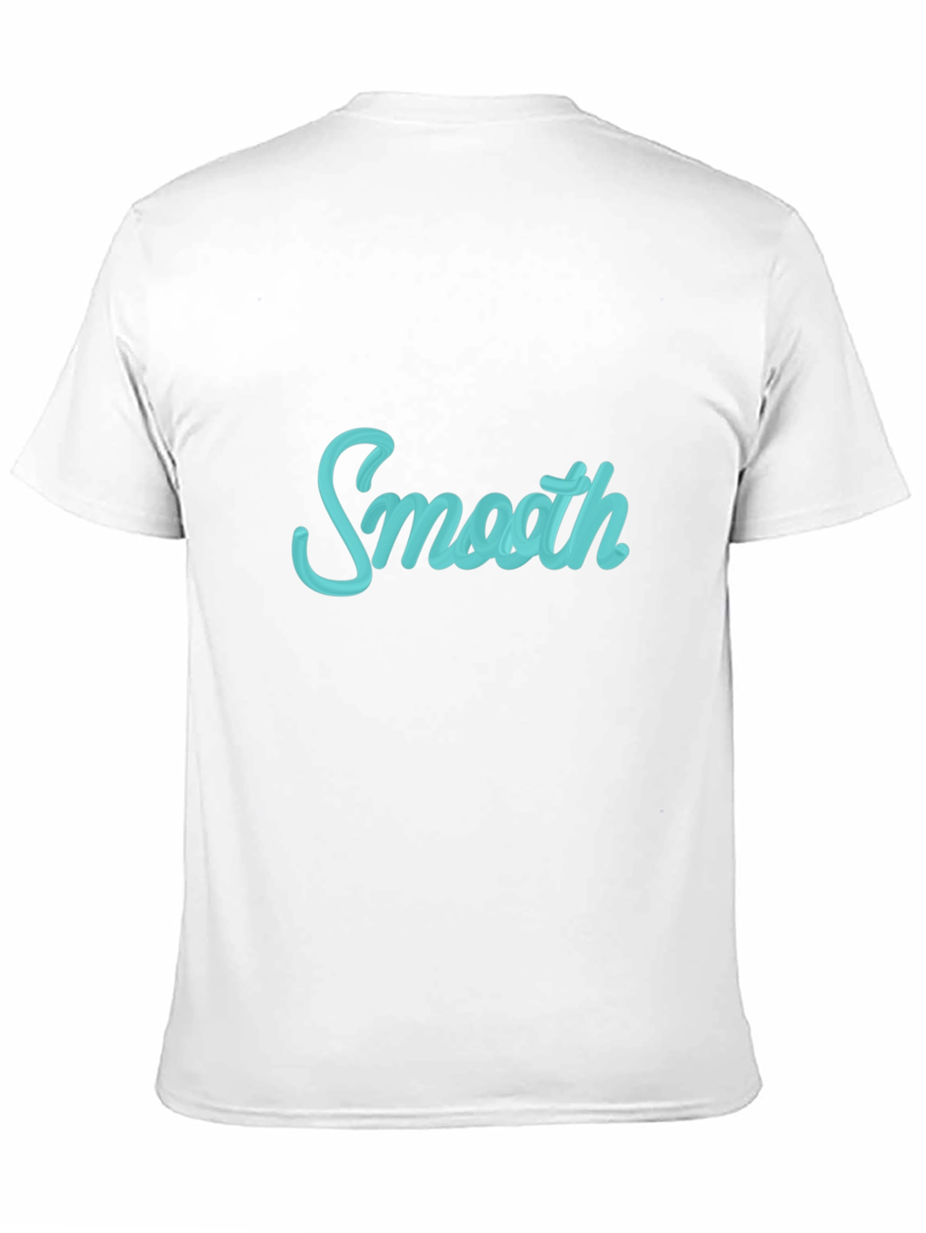Smooth Graphic Print Black T-Shirt