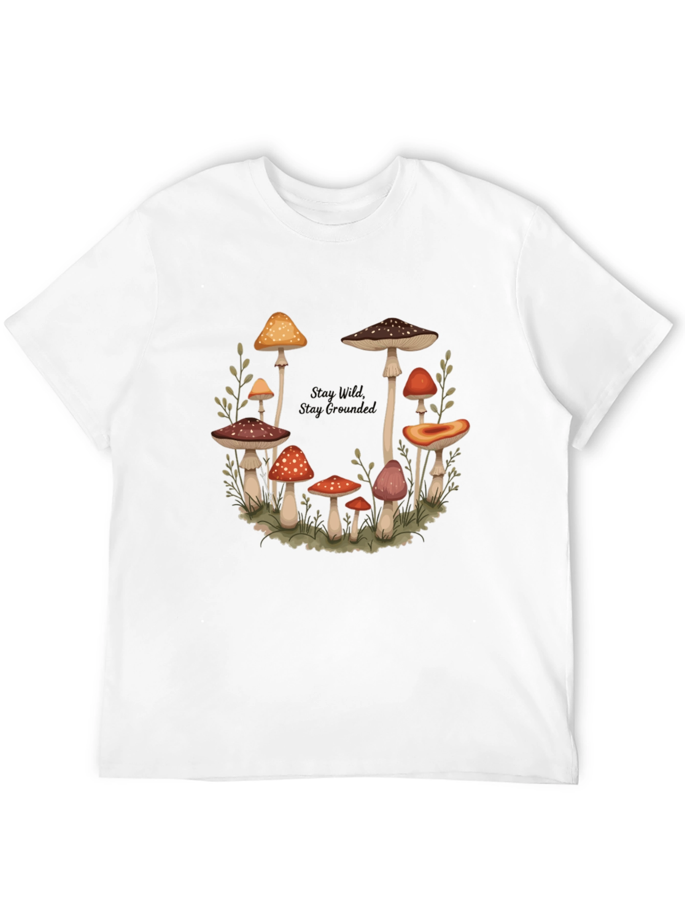 Mushroom Circle Graphic T-Shirt - Stay Wild