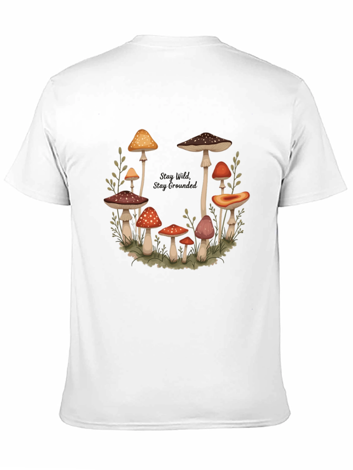 Mushroom Circle Graphic T-Shirt - Stay Wild