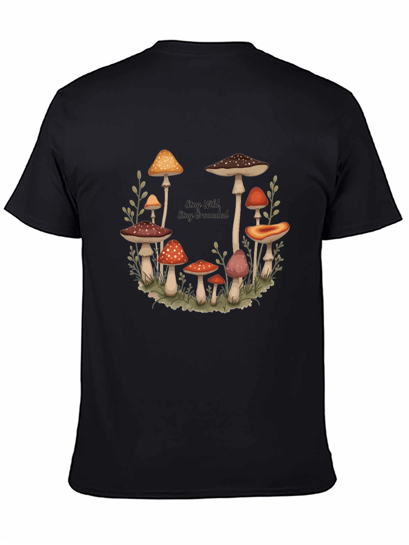 Mushroom Circle Graphic T-Shirt - Stay Wild