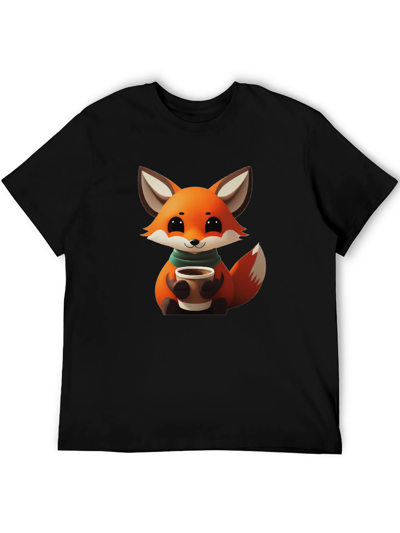 Cute Fox Coffee T-Shirt