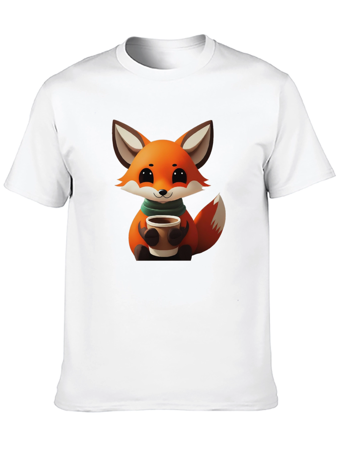 Cute Fox Coffee T-Shirt