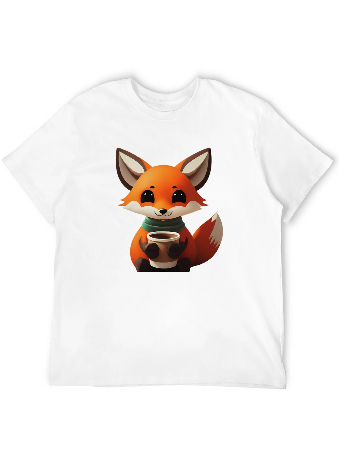Cute Fox Coffee T-Shirt