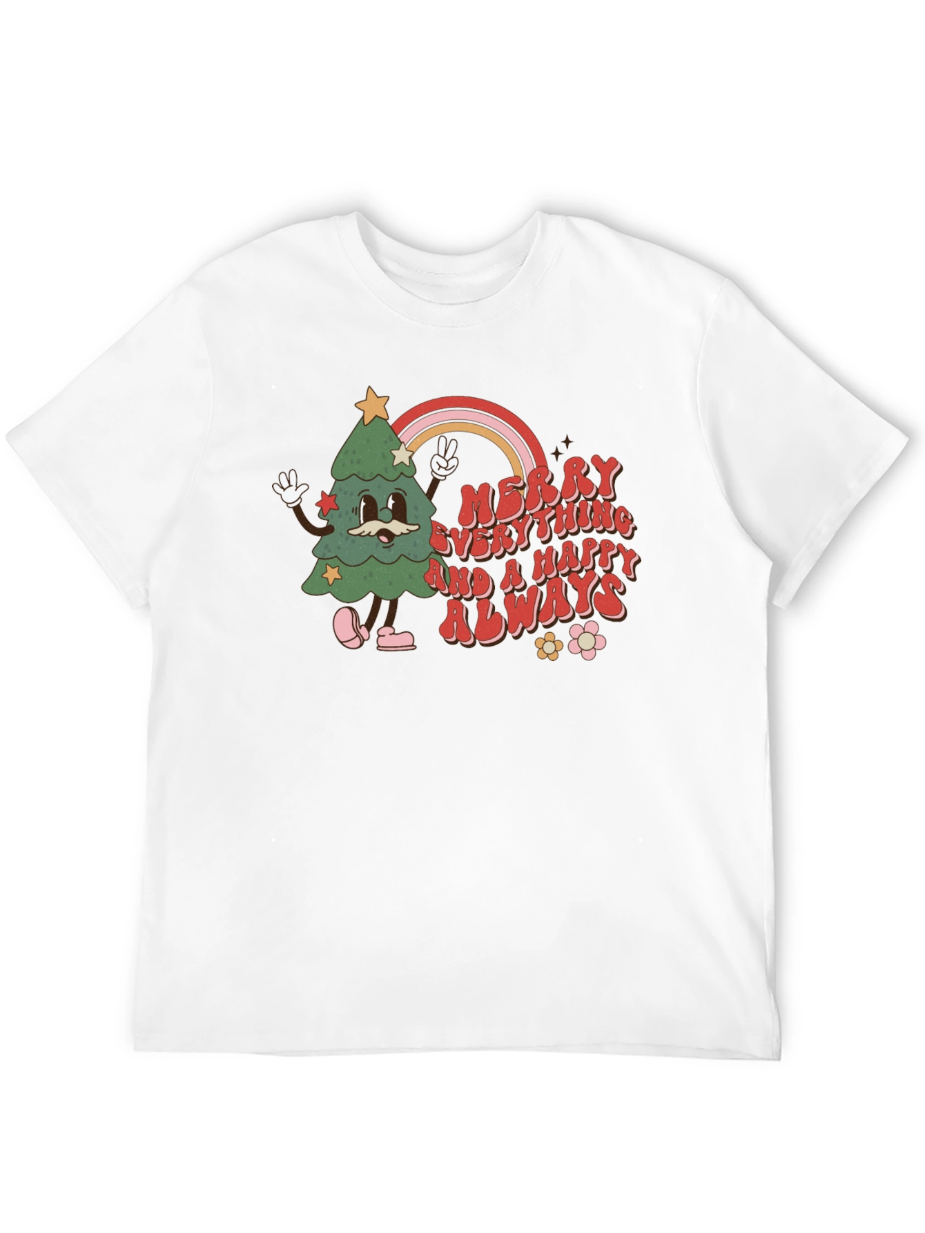 Merry Everything Christmas Tree Graphic Tee
