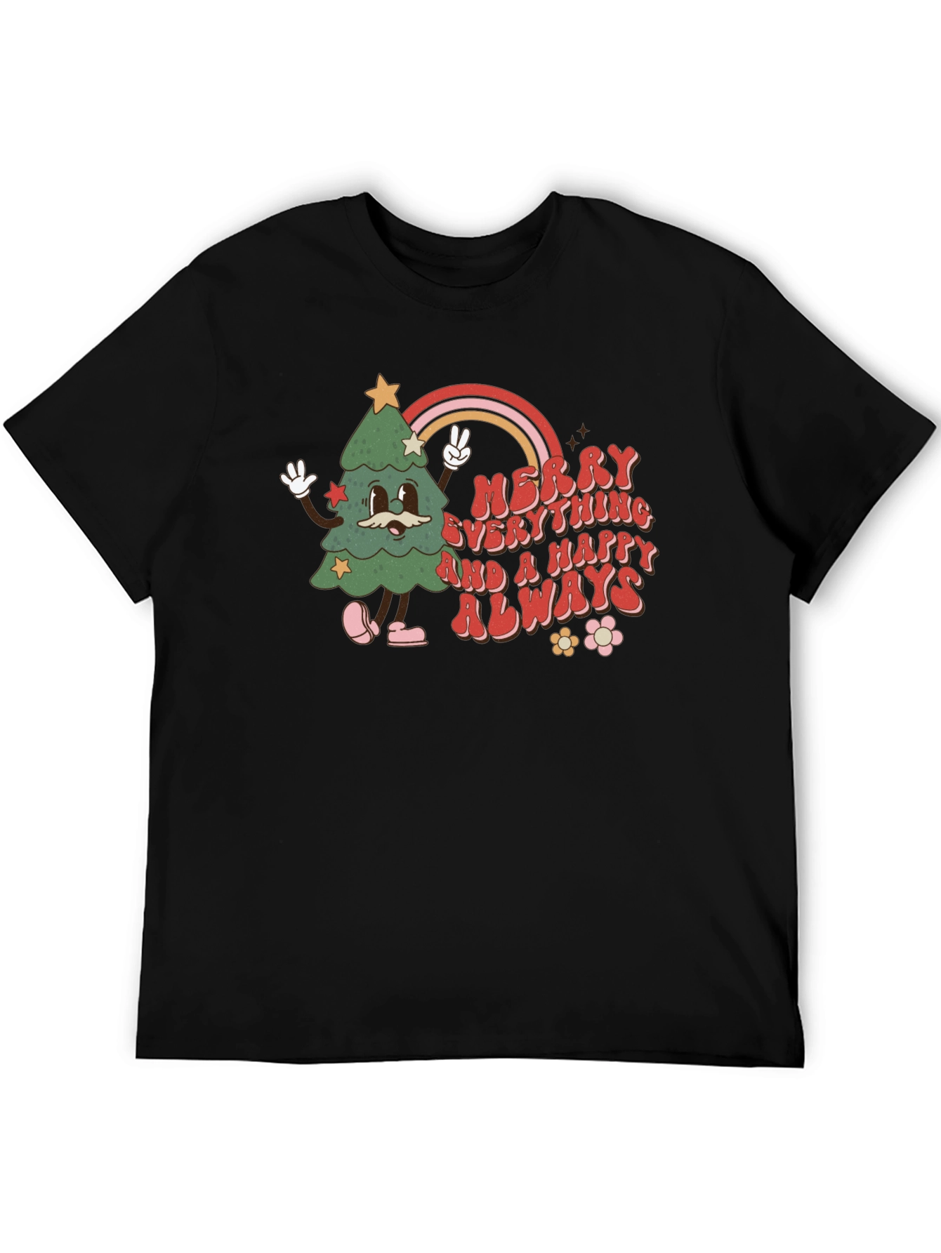 Merry Everything Christmas Tree Graphic Tee