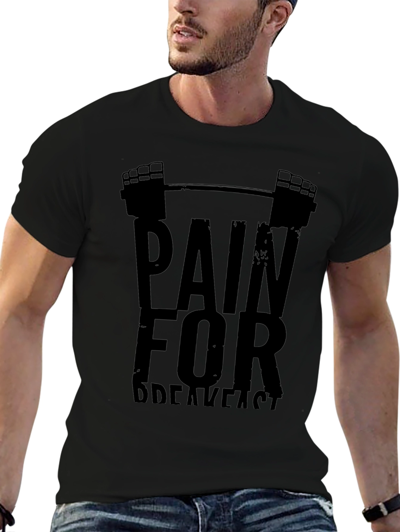 Pain for Breakfast Mens Graphic T-Shirt