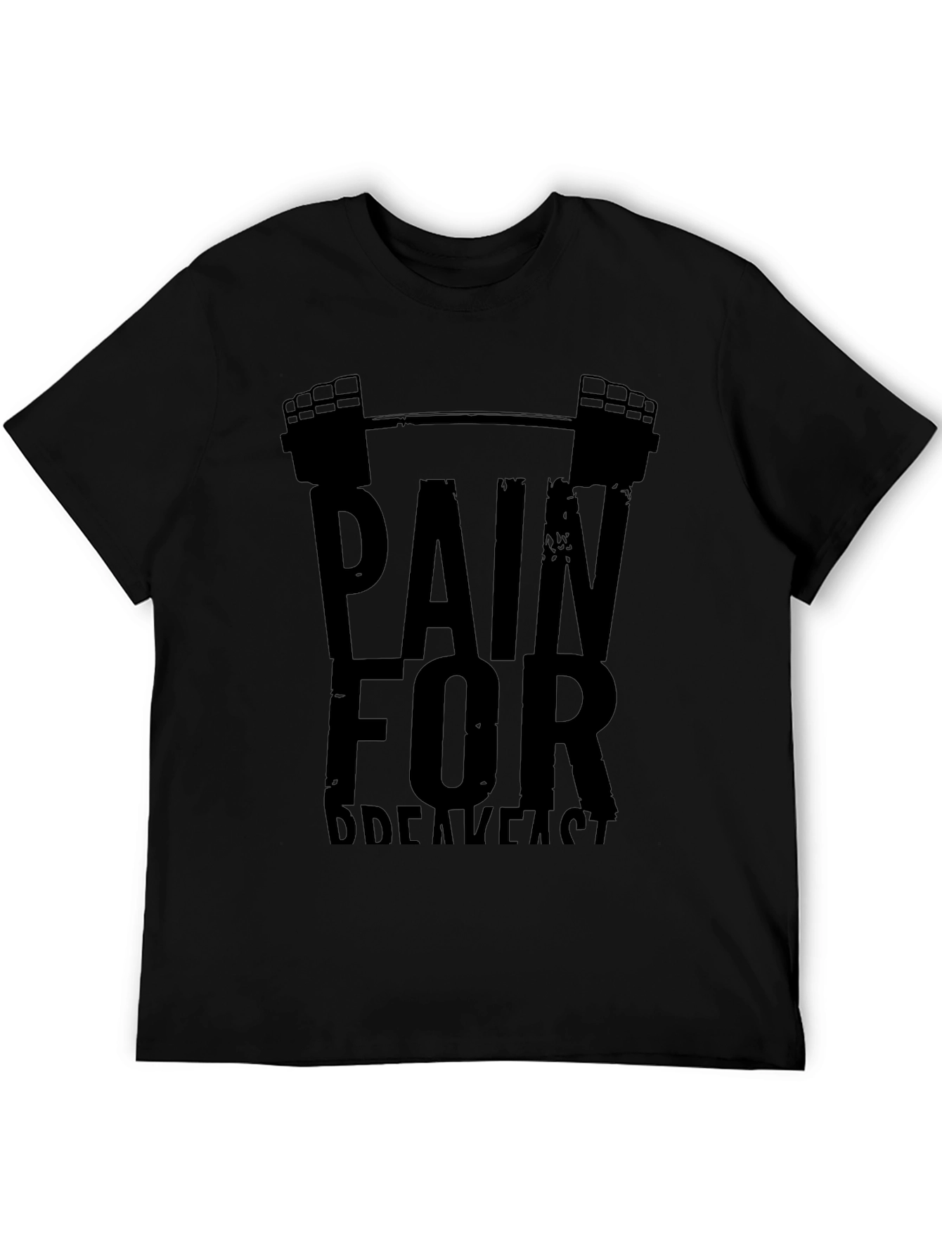 Pain for Breakfast Mens Graphic T-Shirt