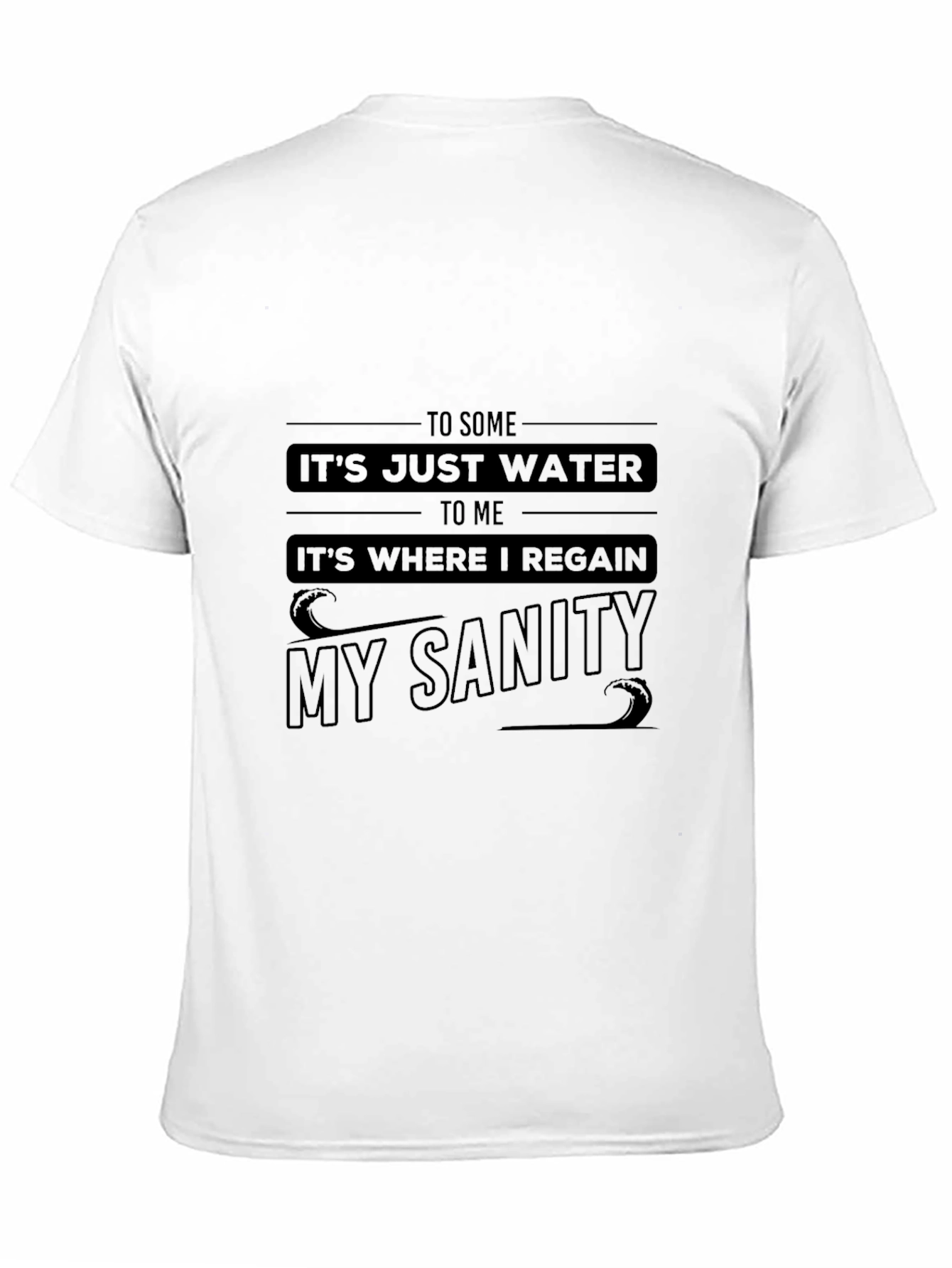 Water Sanity T-Shirt - Mens Graphic Tee