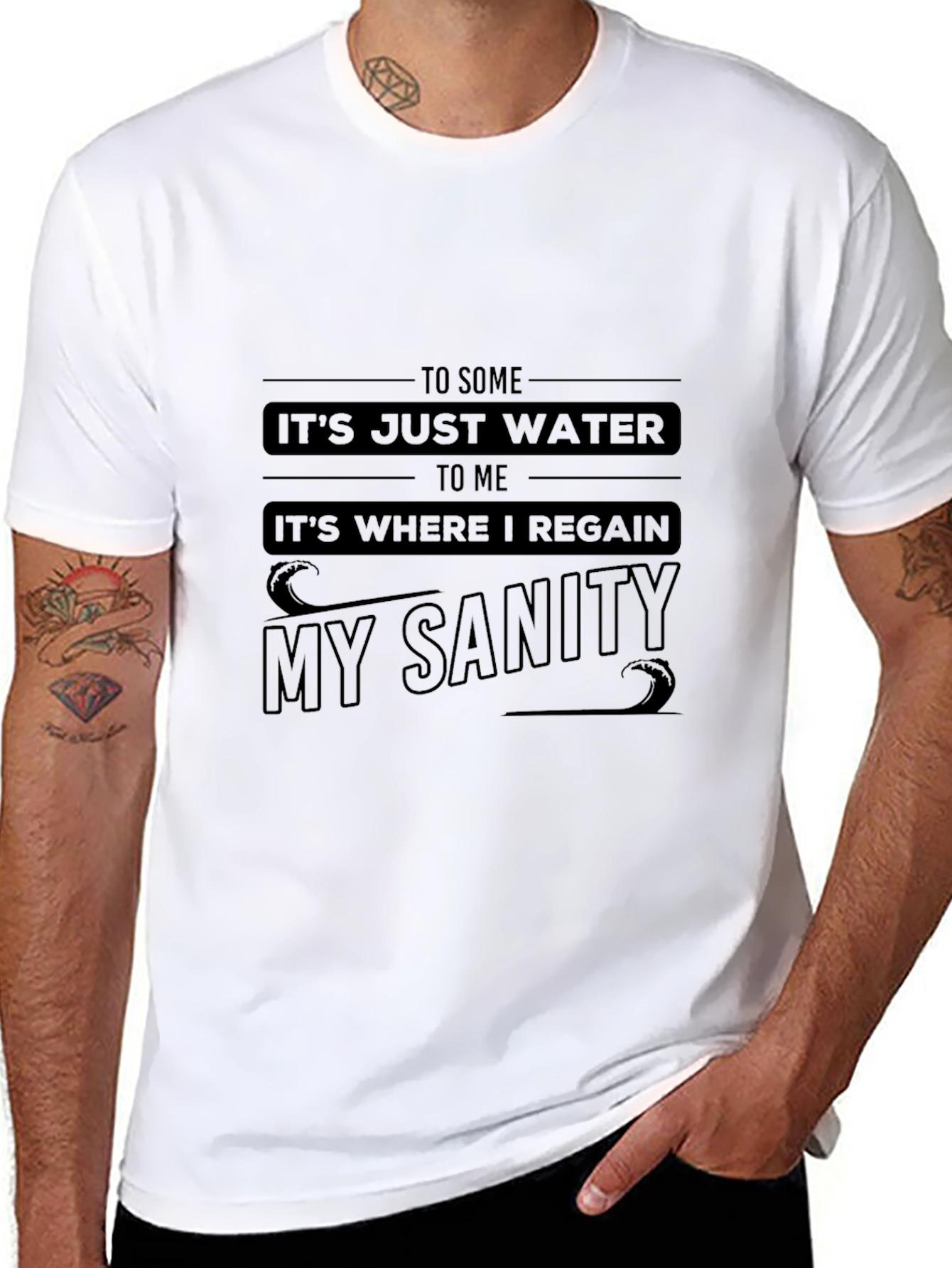 Water Sanity T-Shirt - Mens Graphic Tee