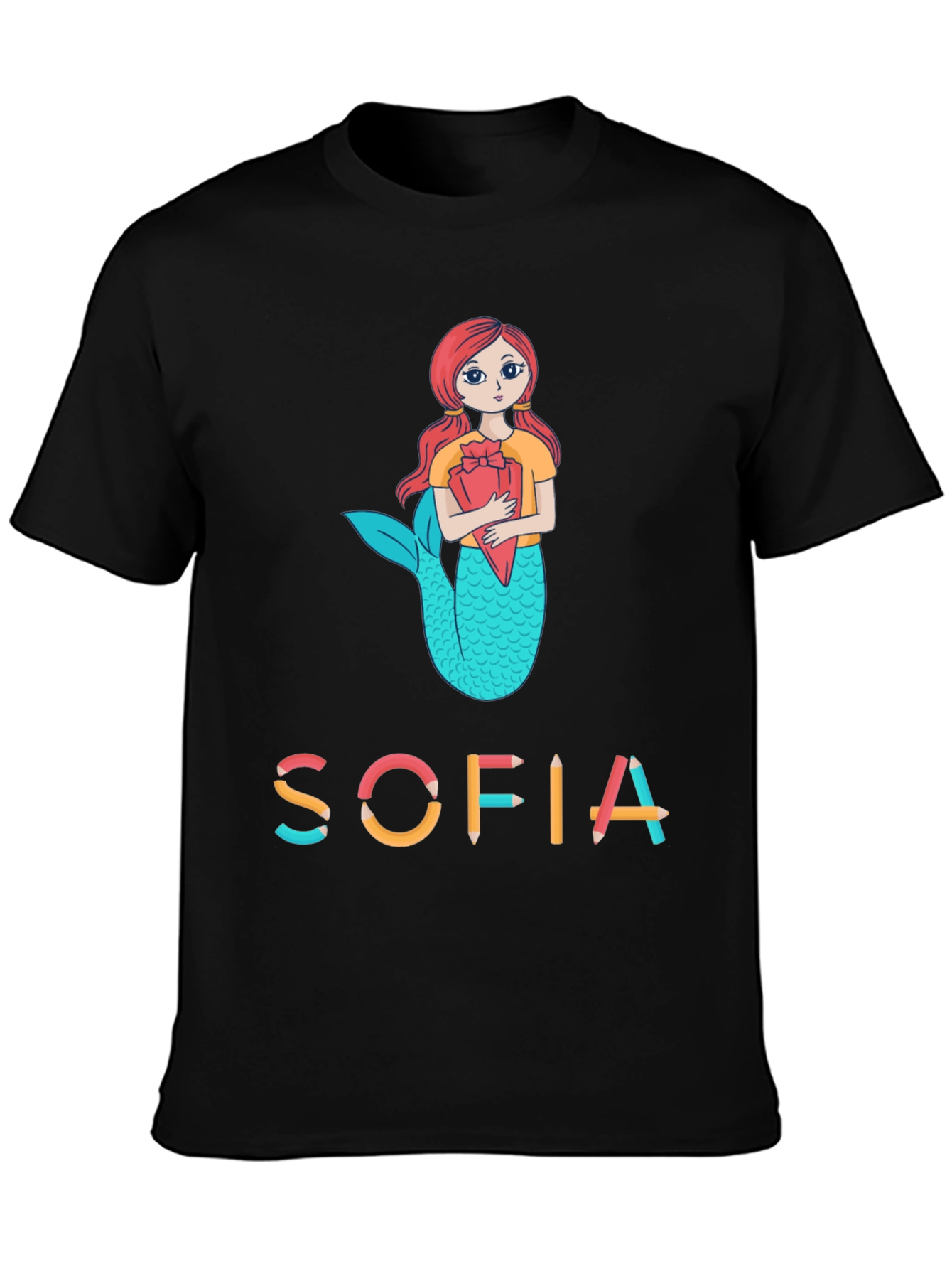 Sofia Mermaid Personalized Kids T-Shirt
