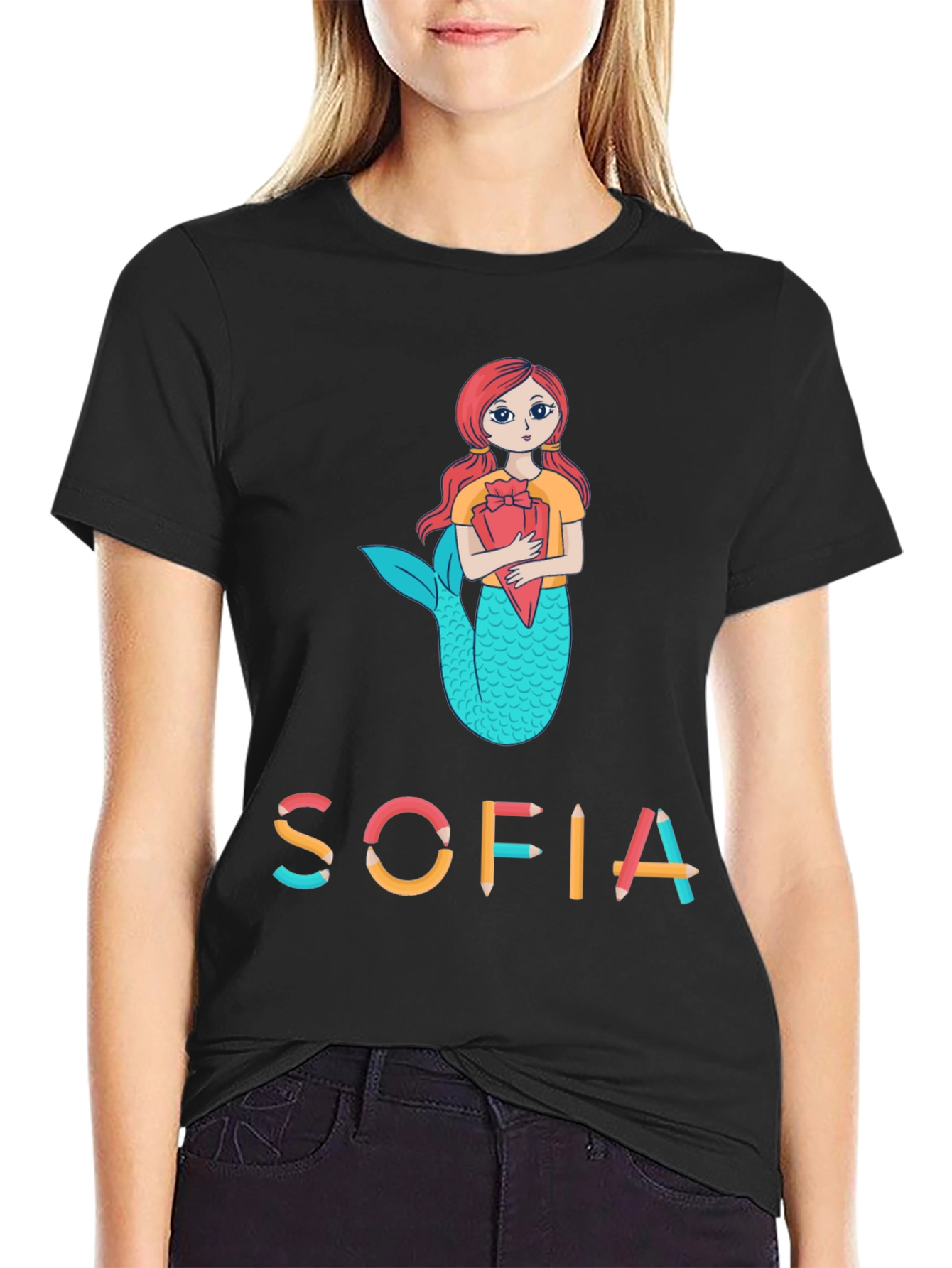 Sofia Mermaid Personalized Kids T-Shirt