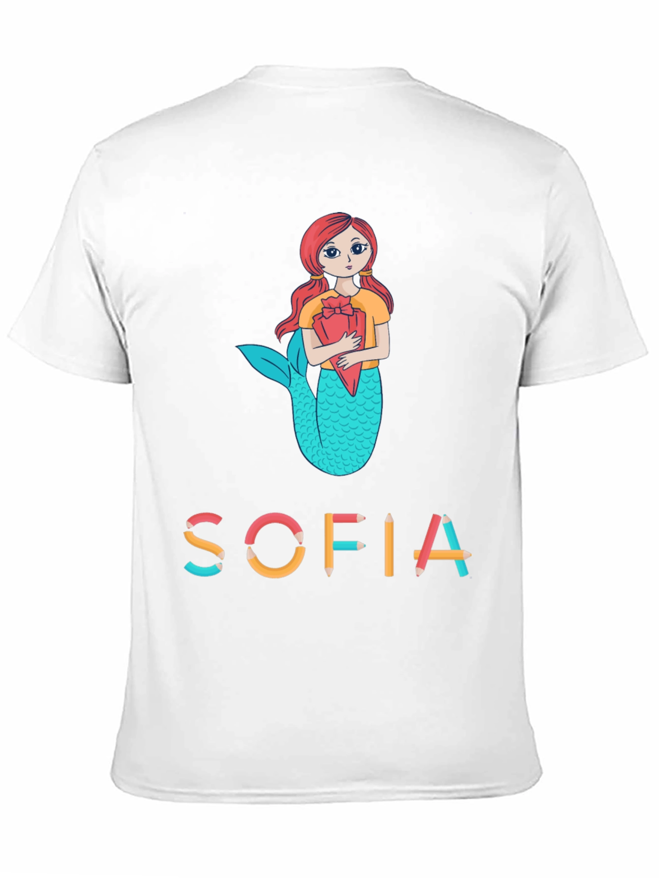 Sofia Mermaid Personalized Kids T-Shirt