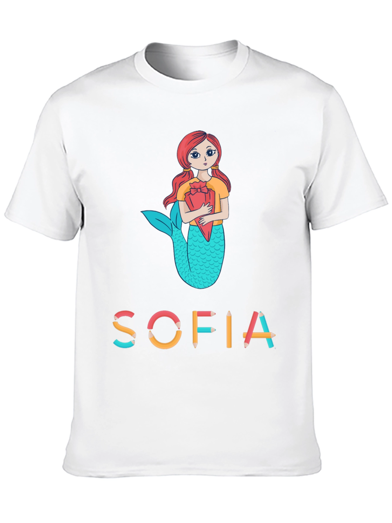 Sofia Mermaid Personalized Kids T-Shirt