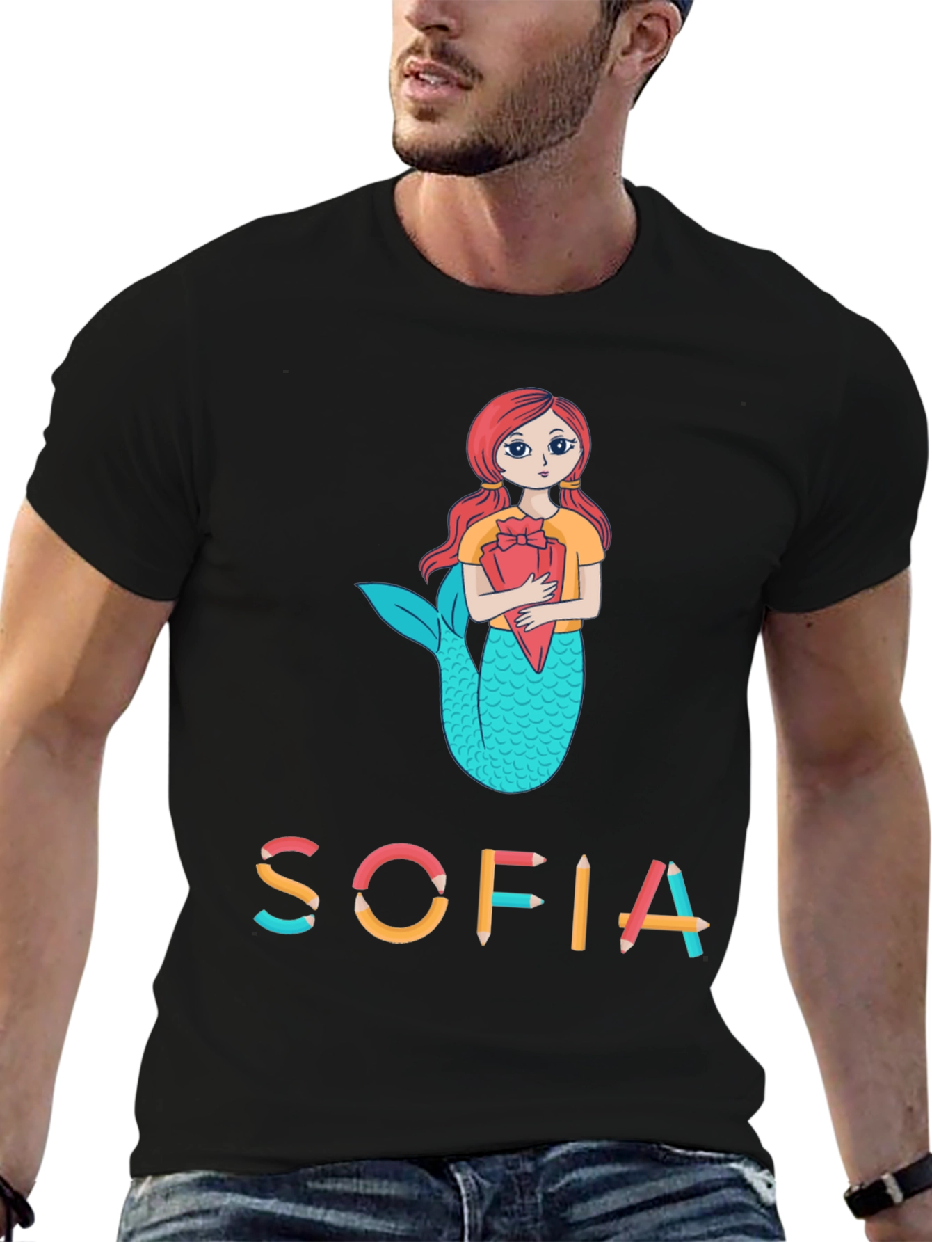 Sofia Mermaid Personalized Kids T-Shirt