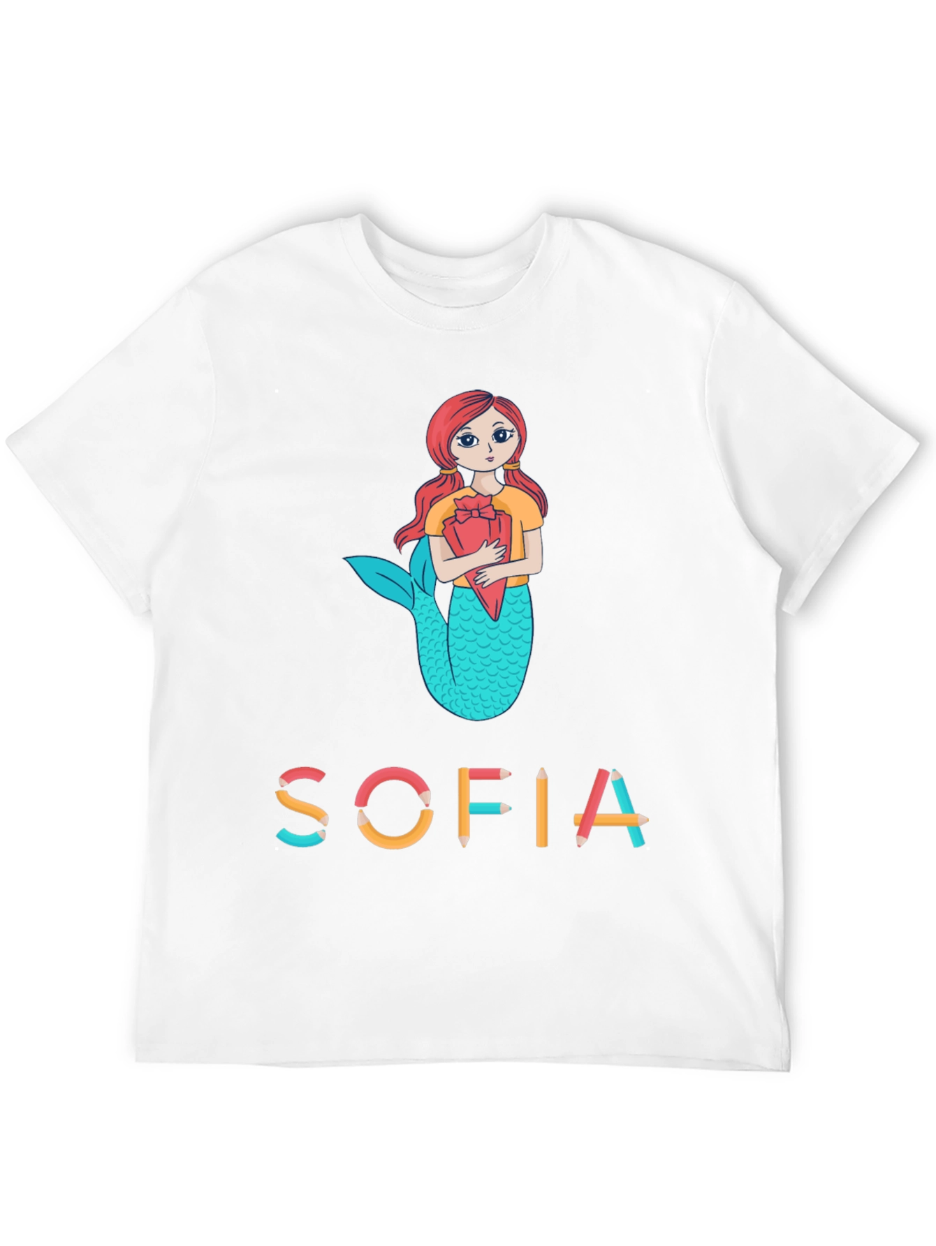 Sofia Mermaid Personalized Kids T-Shirt