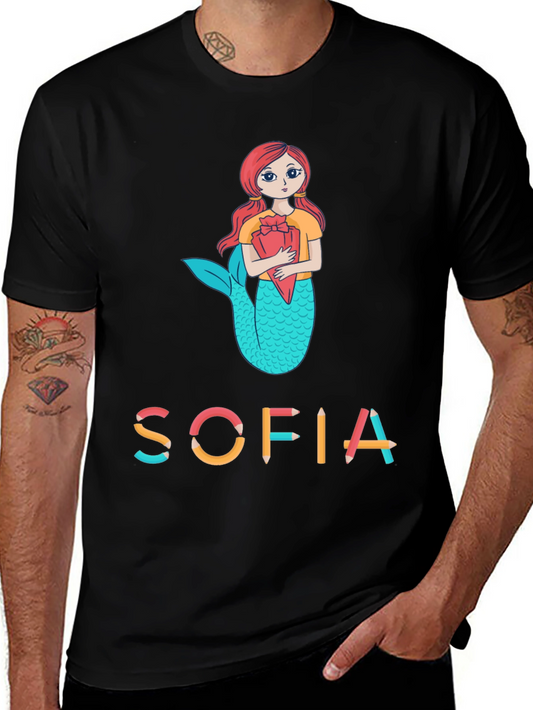 Sofia Mermaid Personalized Kids T-Shirt