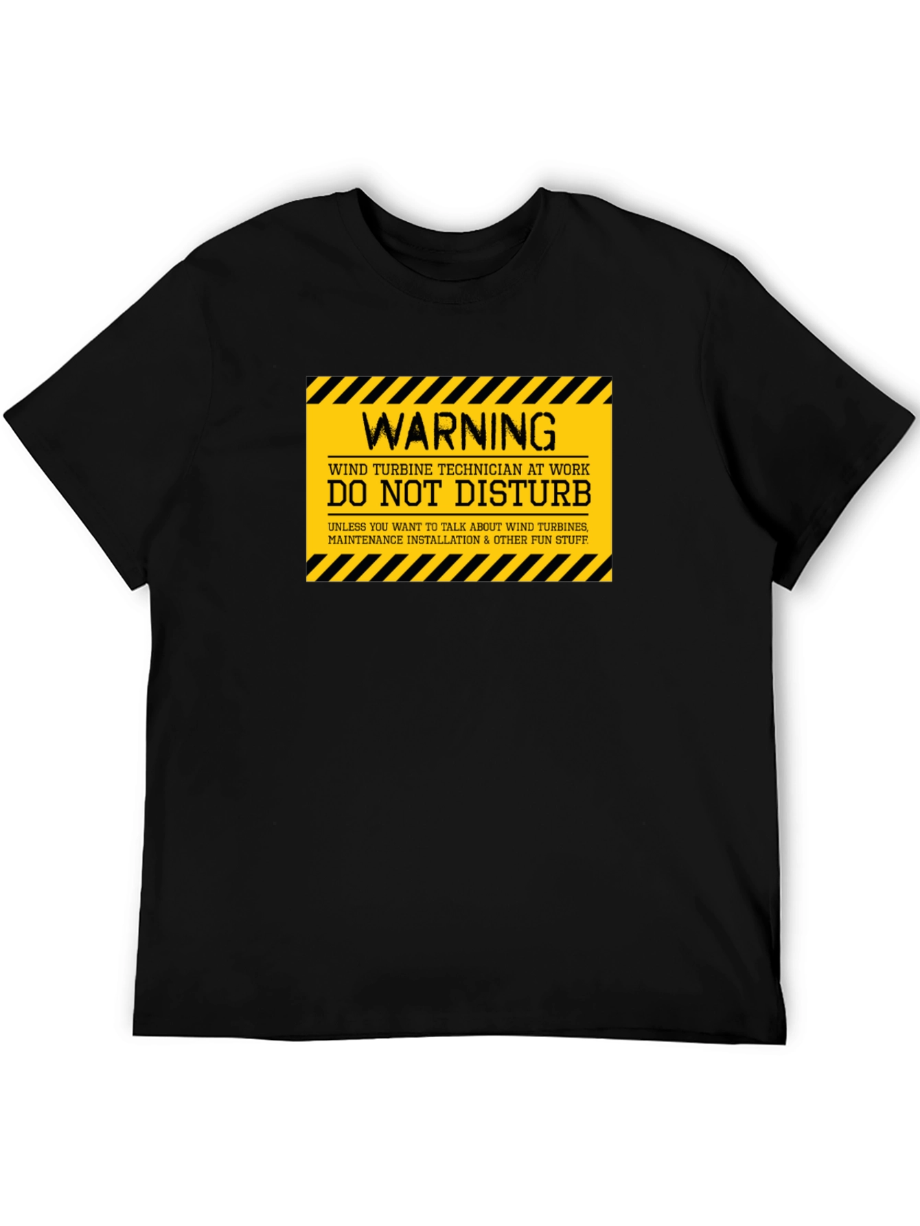 Wind Turbine Technician Warning T-Shirt