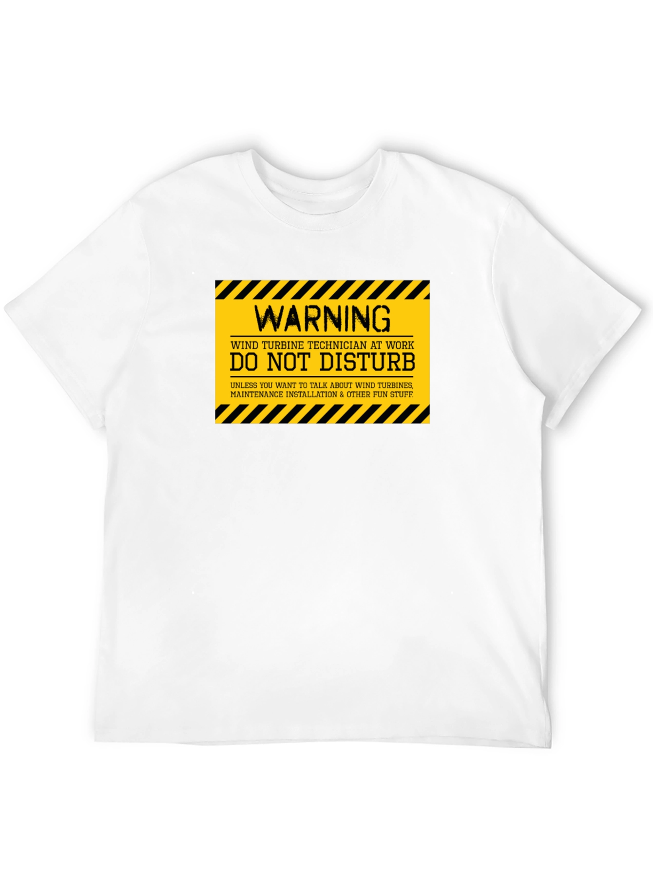 Wind Turbine Technician Warning T-Shirt