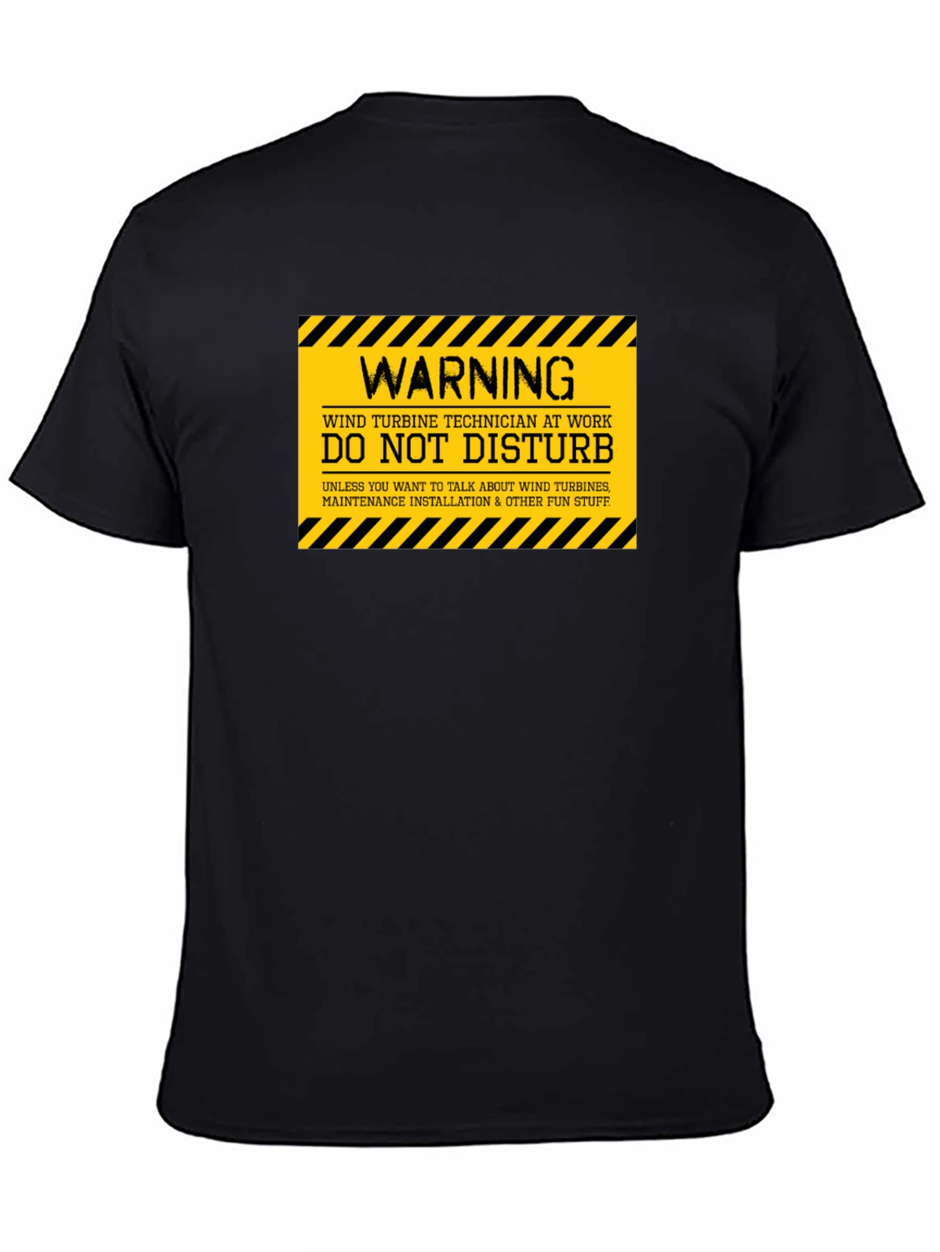 Wind Turbine Technician Warning T-Shirt