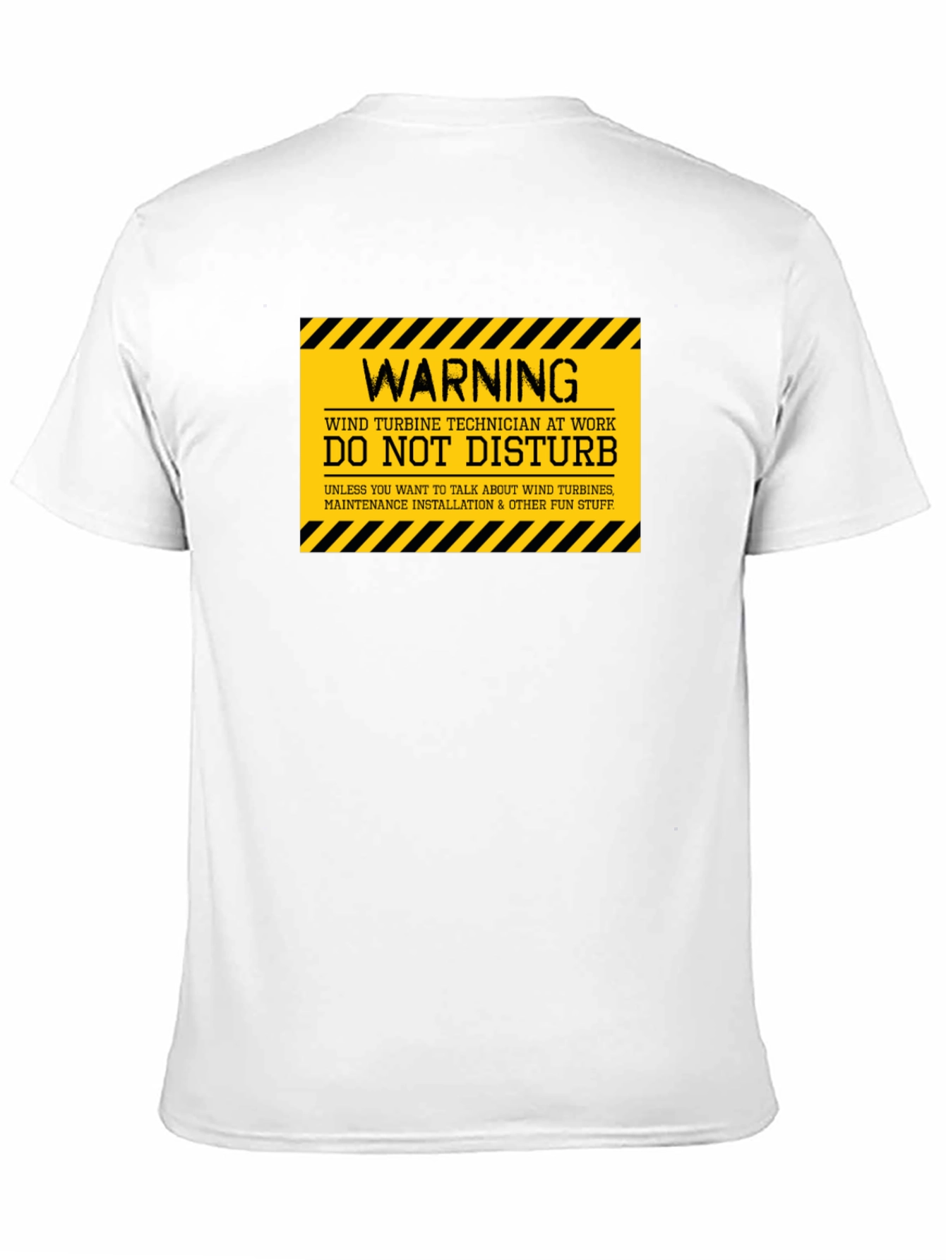 Wind Turbine Technician Warning T-Shirt