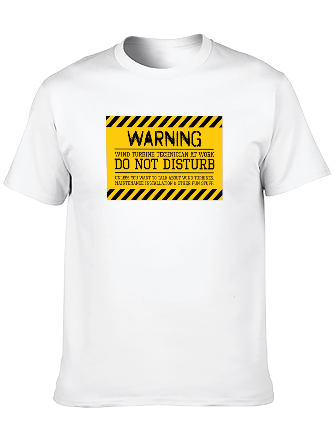 Wind Turbine Technician Warning T-Shirt